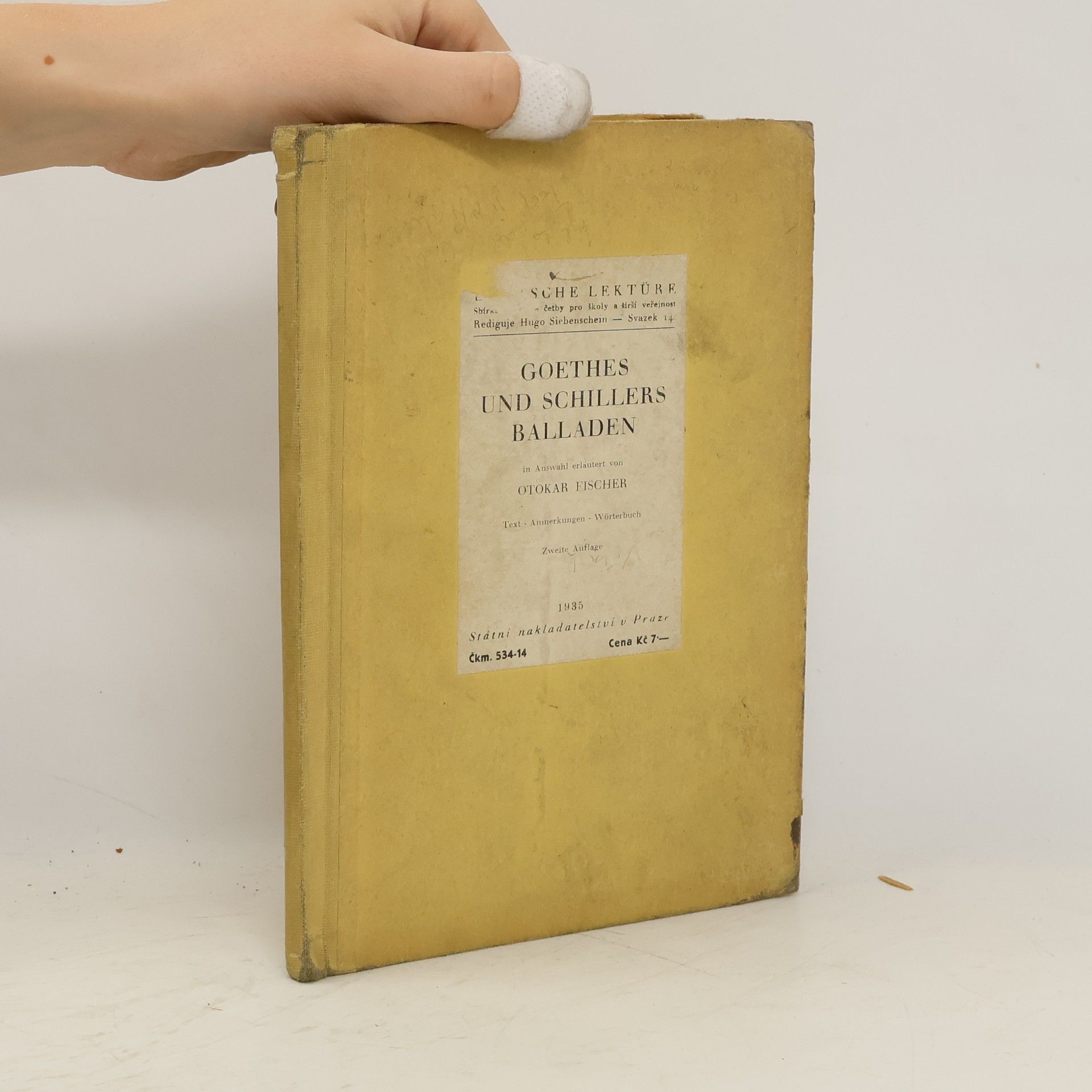 Otokar Fischer Goethes und Schillers Balladen
