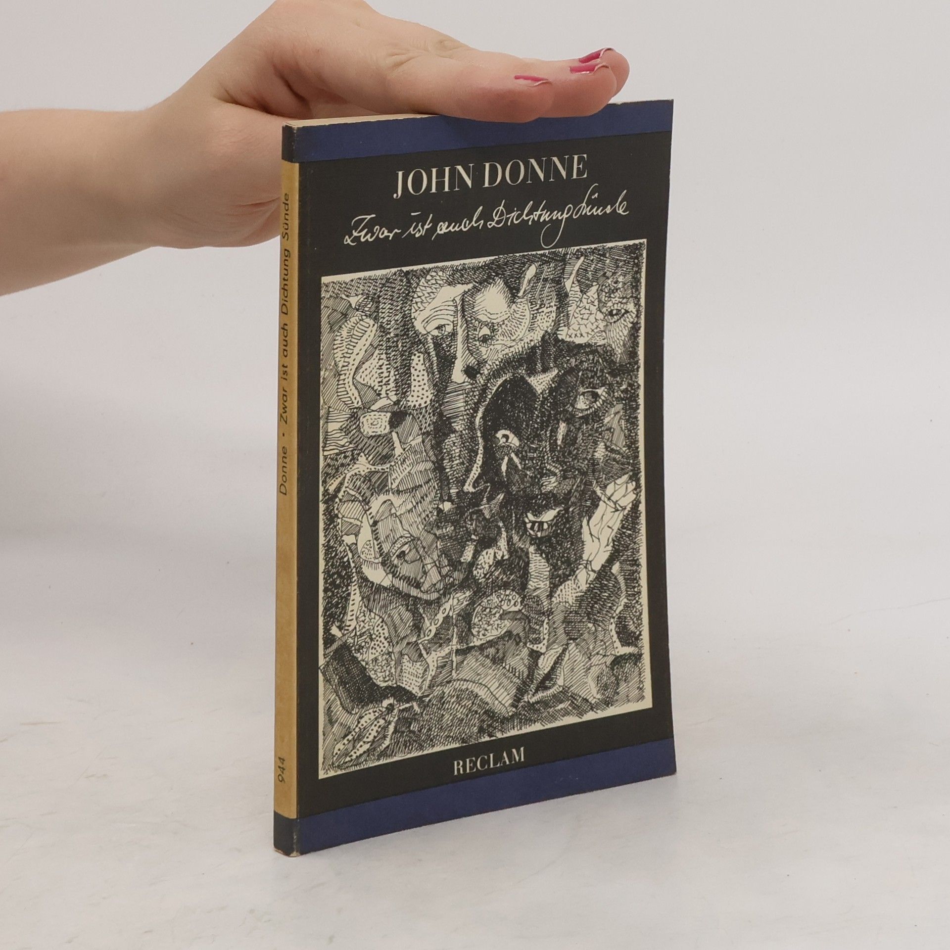 John Donne Zwar ist auch Dichtung Sünde