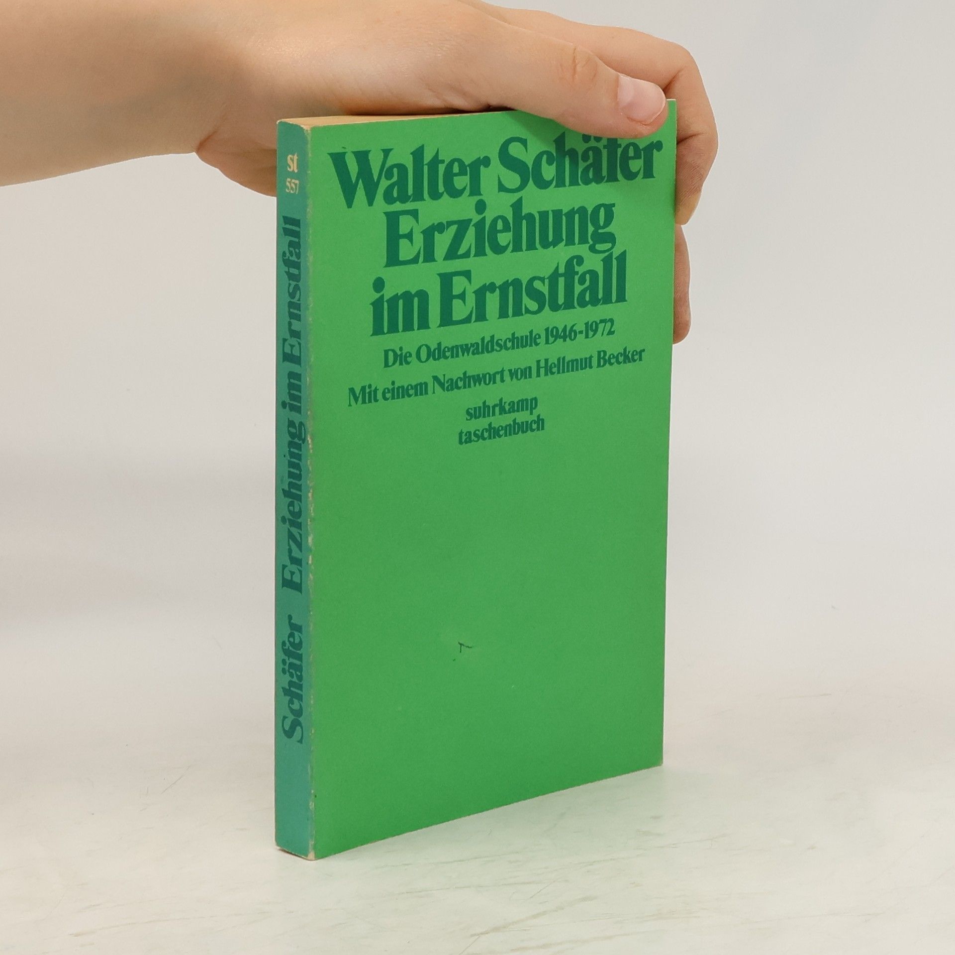 Walter Ernst Schäfer Erziehung im Ernstfall