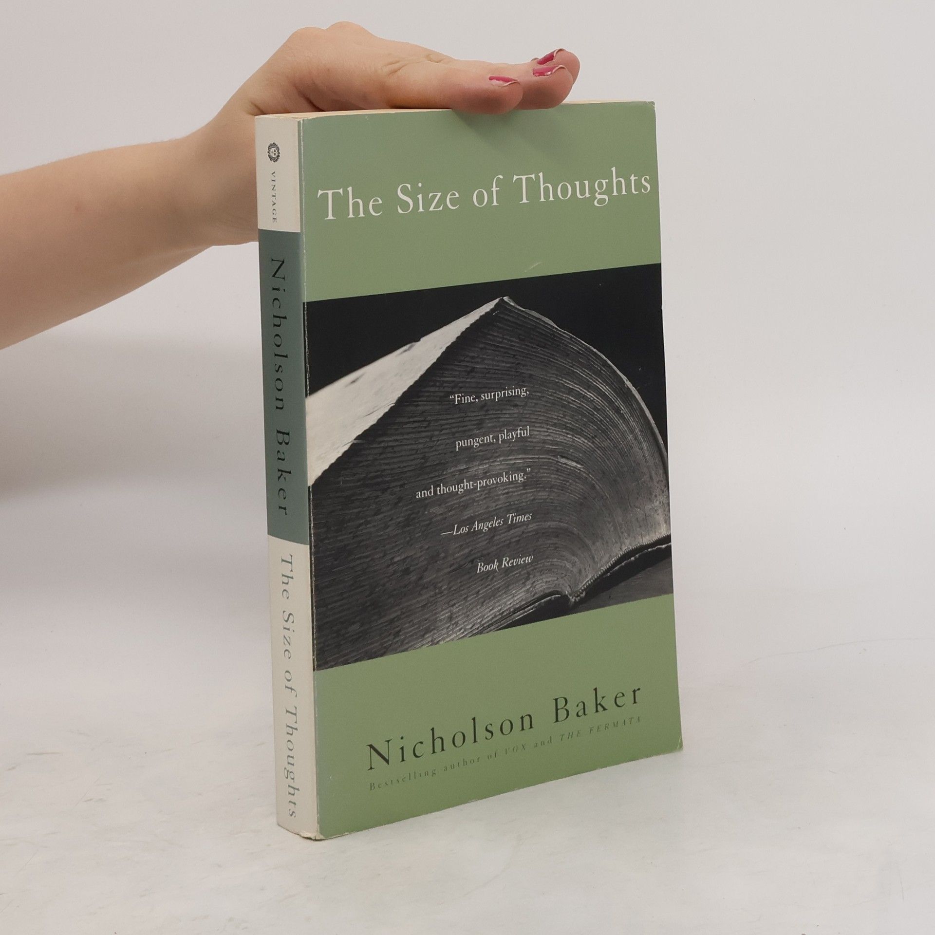 Nicholson Baker The Size of Thoughts