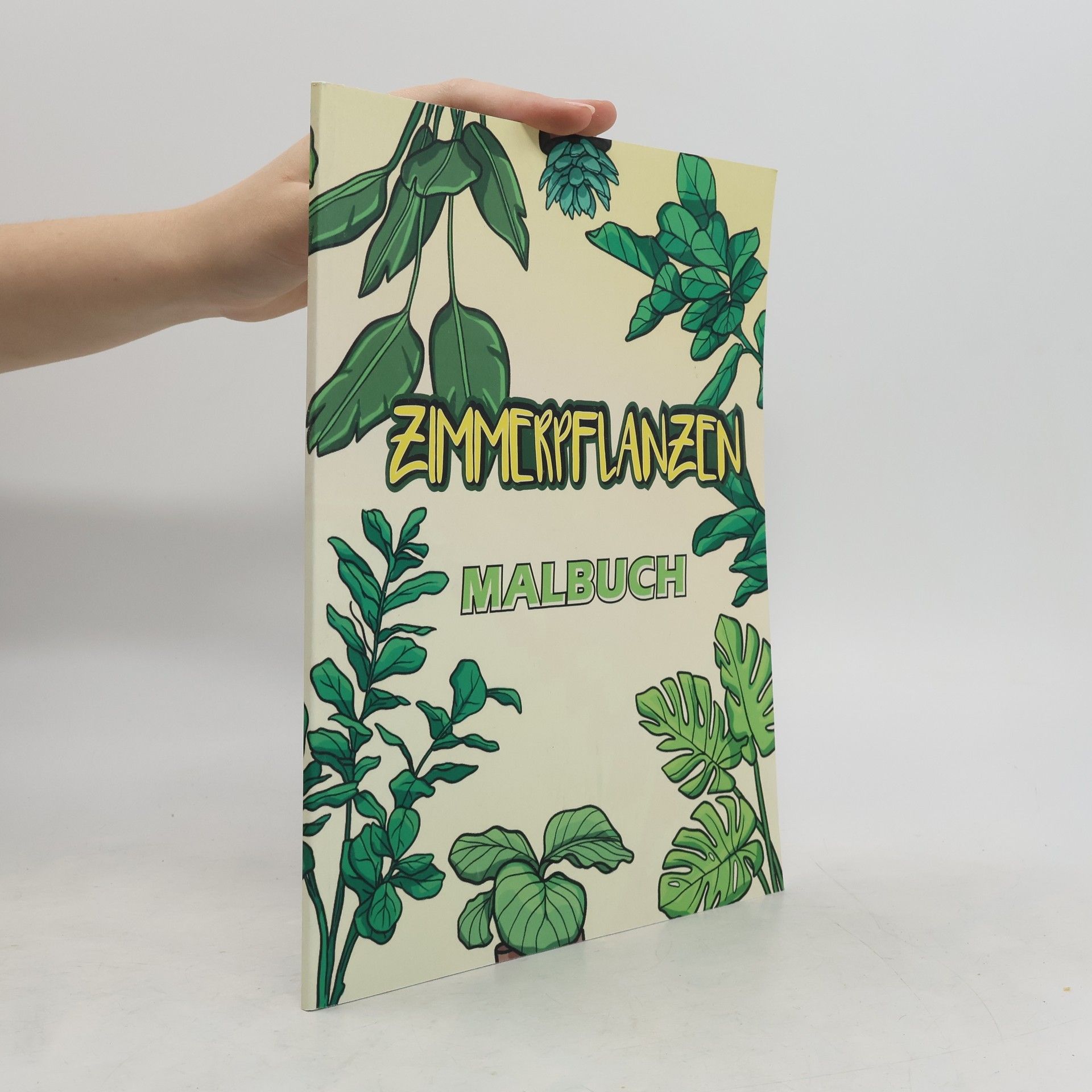 Marlene Ozean Zimmerpflanzen Malbuch