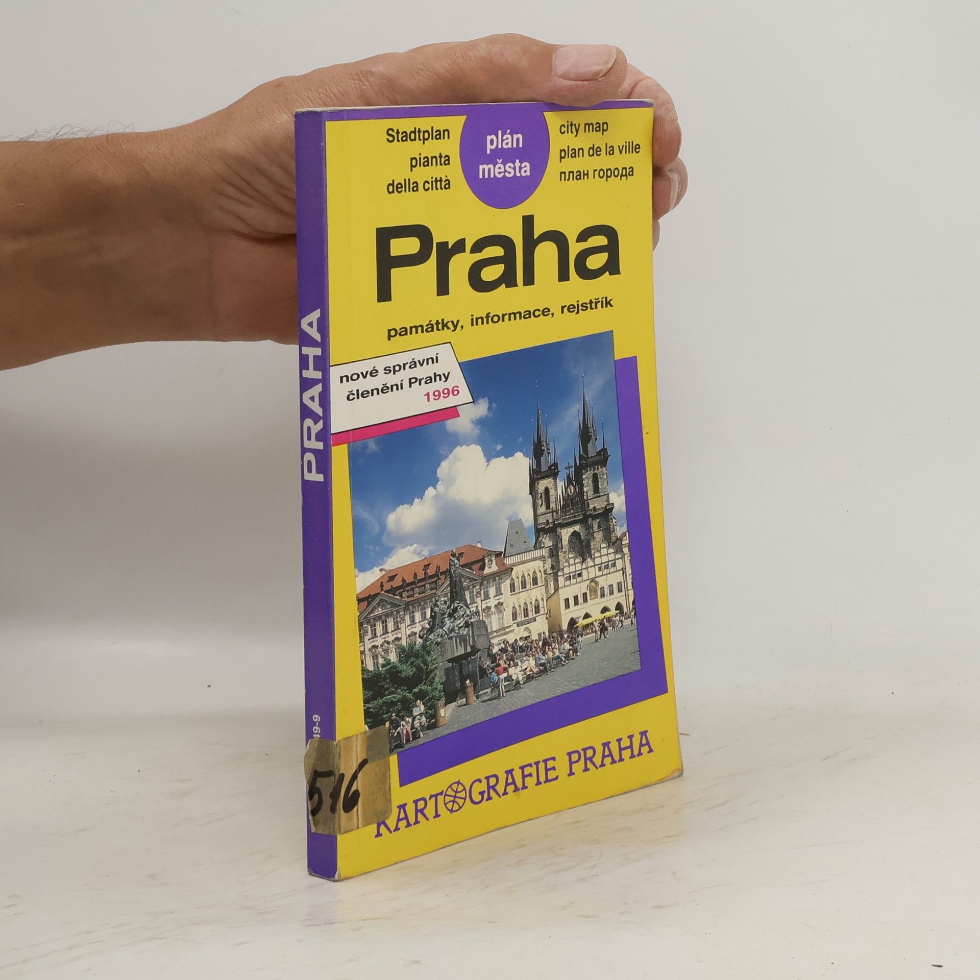Autorenkollektiv Praha: Plán města. Památky, informace, rejstřík