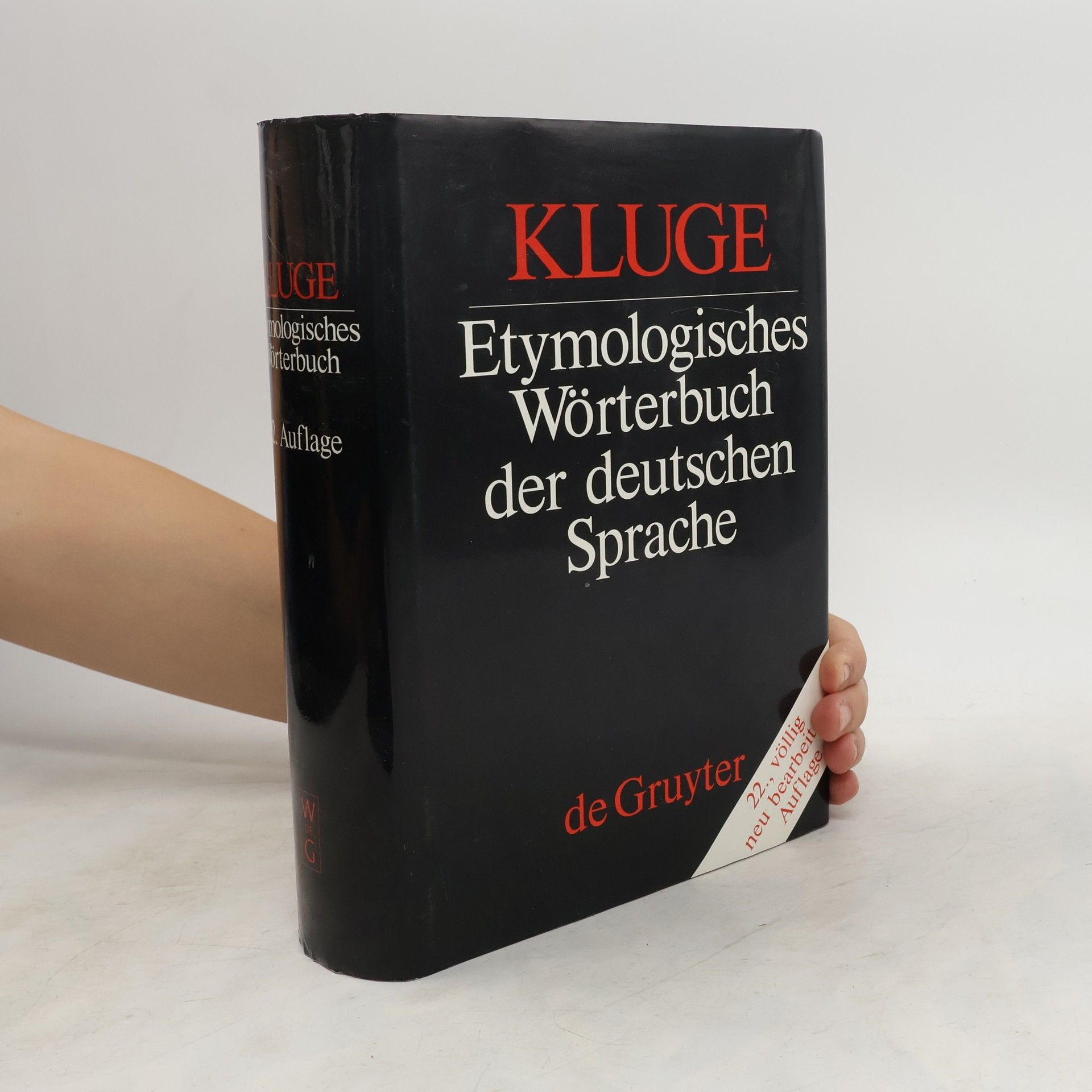 Friedrich Kluge Etymologisches Wörterbuch der deutschen Sprache