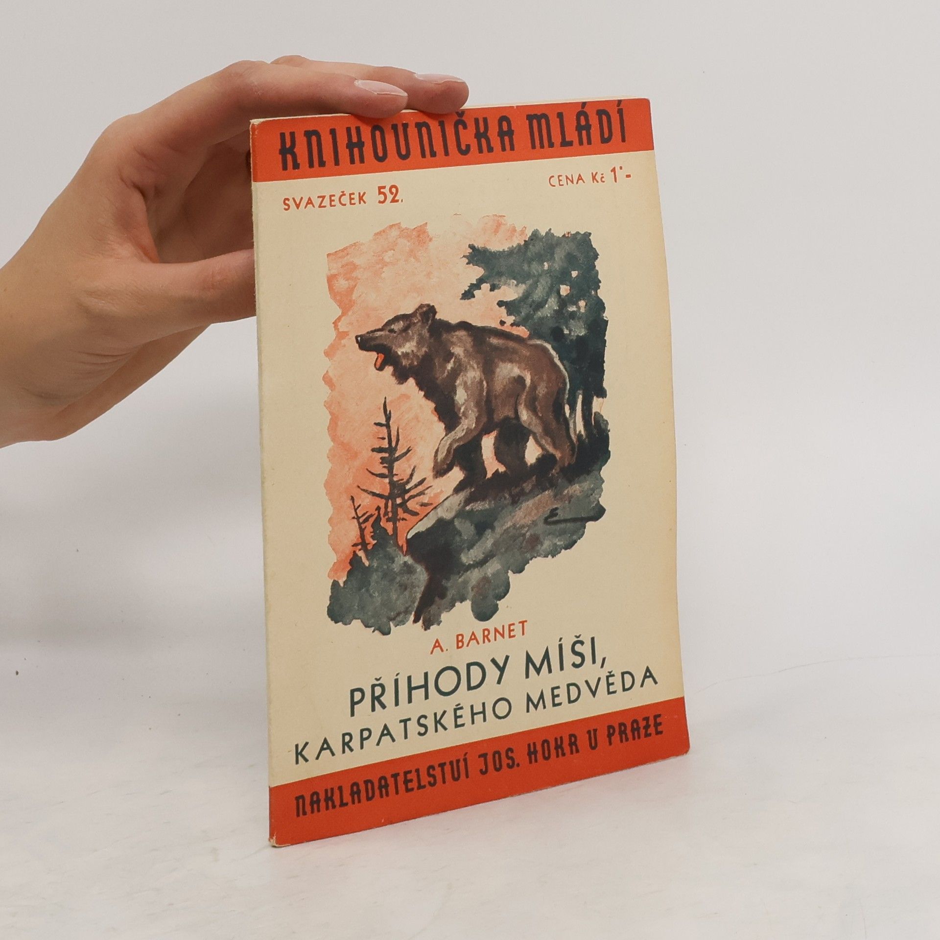 Antonín Barnet Příhody Míši, karpatského medvěda