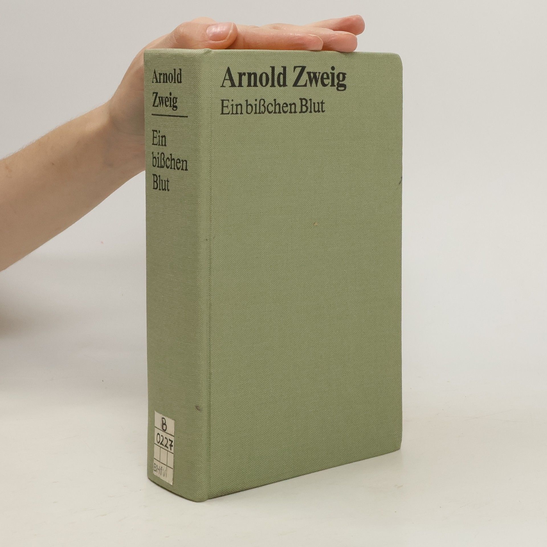 Arnold Zweig Ein bißchen Blut