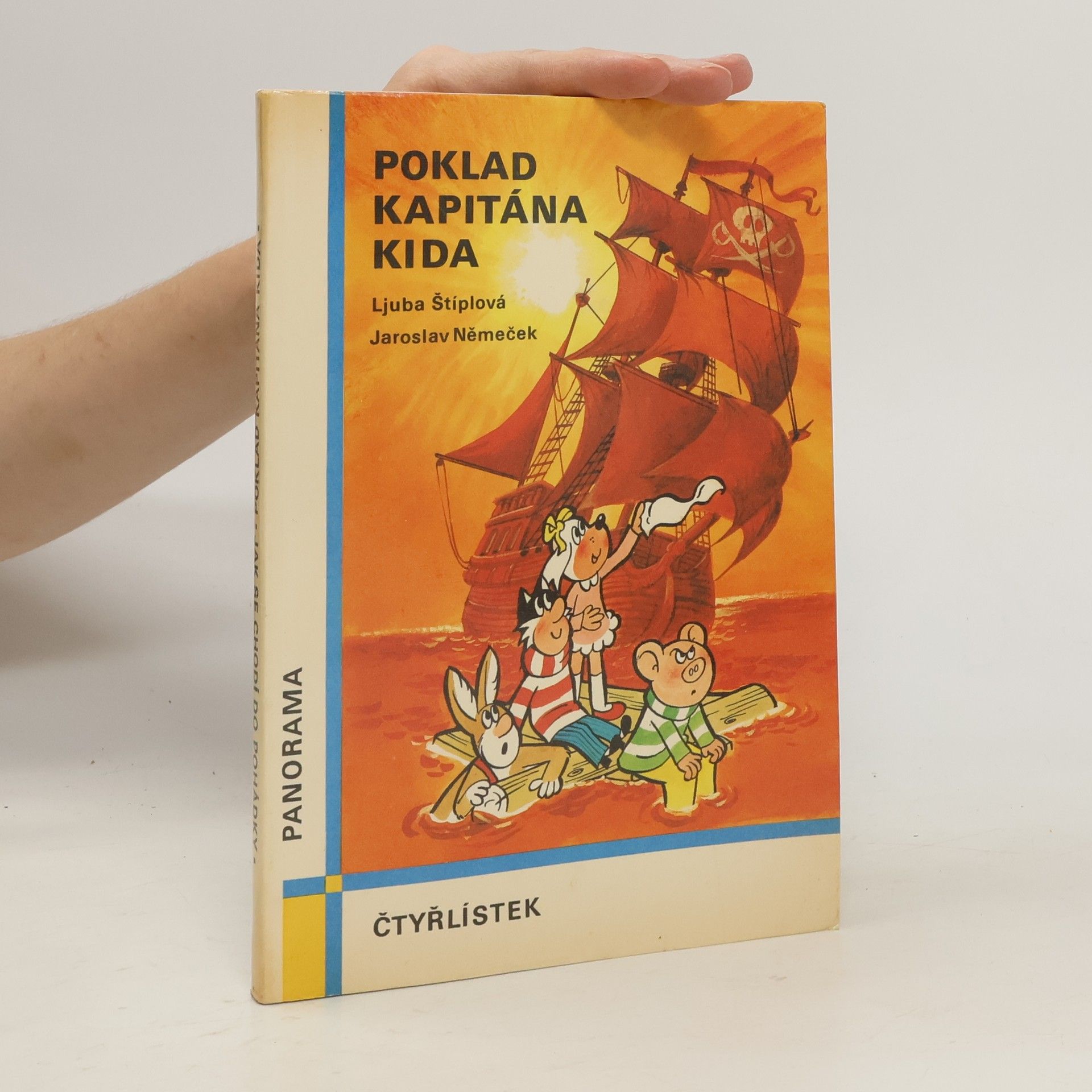 Jaroslav Němeček Čtyřlístek. Poklad kapitána Kida. Jak se chodí do pohádky