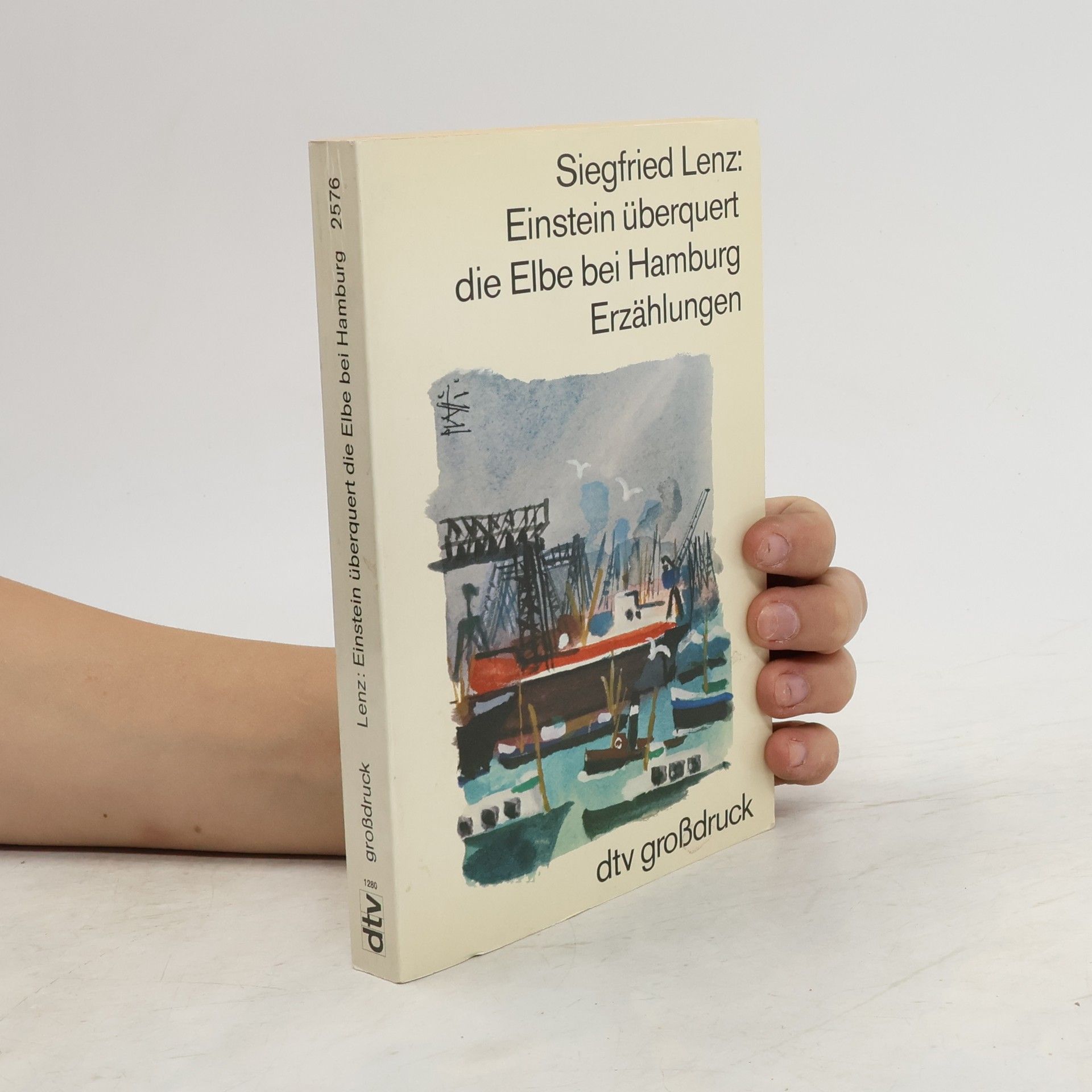 Siegfried Lenz Einstein überquert die Elbe bei Hamburg