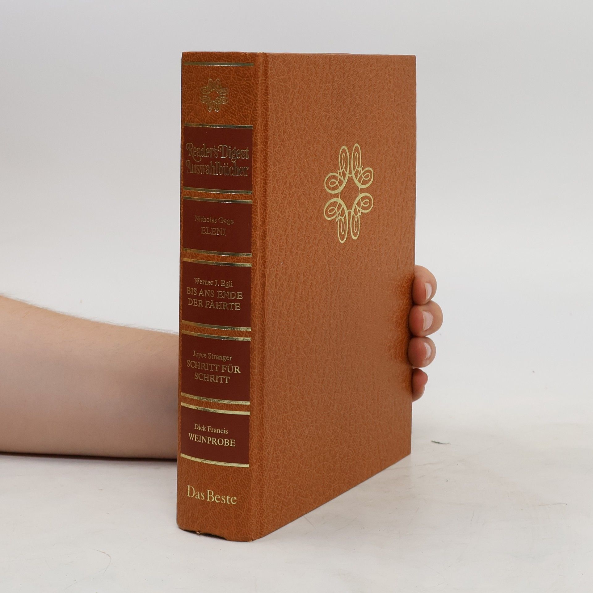 Autorenkollektiv Reader's Digest Auswahlbücher: Enleni; Bis ans ende der Fährte; Schritt für Schritt; Weinprobe