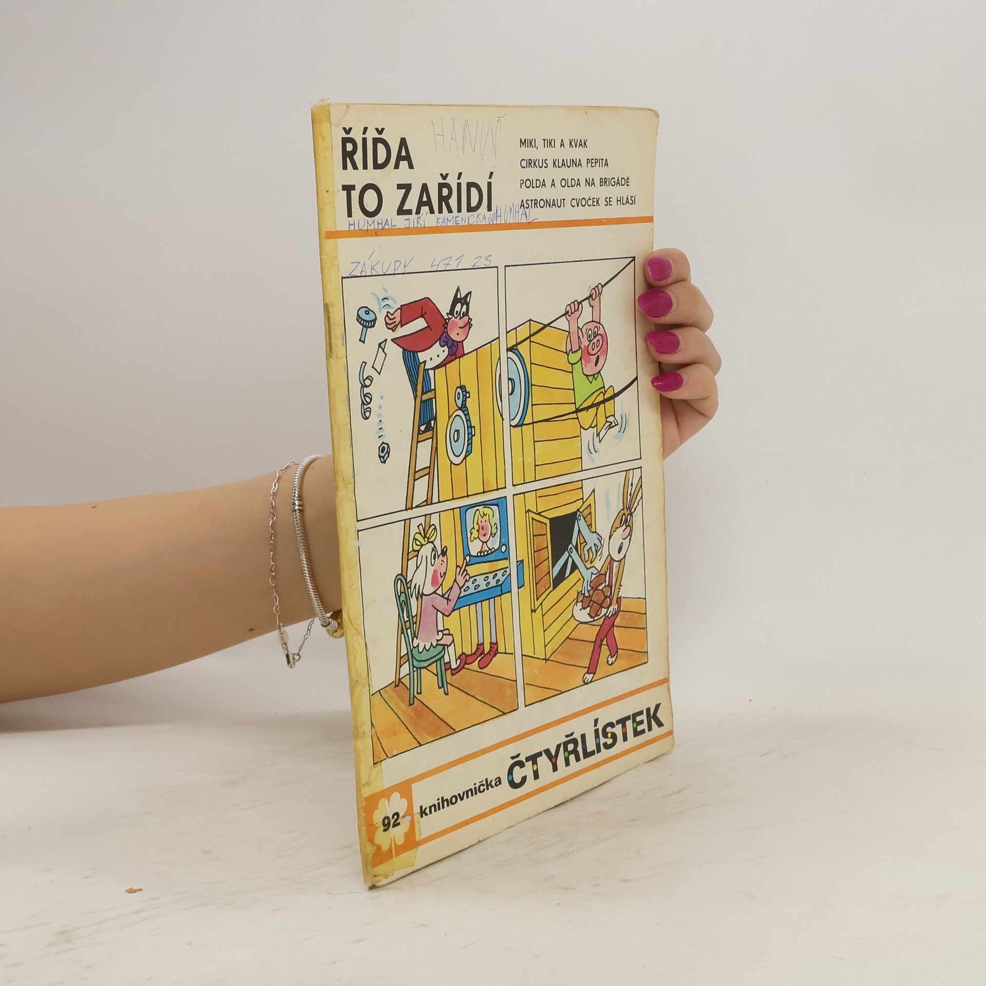 Jaroslav Němeček Čtyřlístek 92. Říďa to zařídí