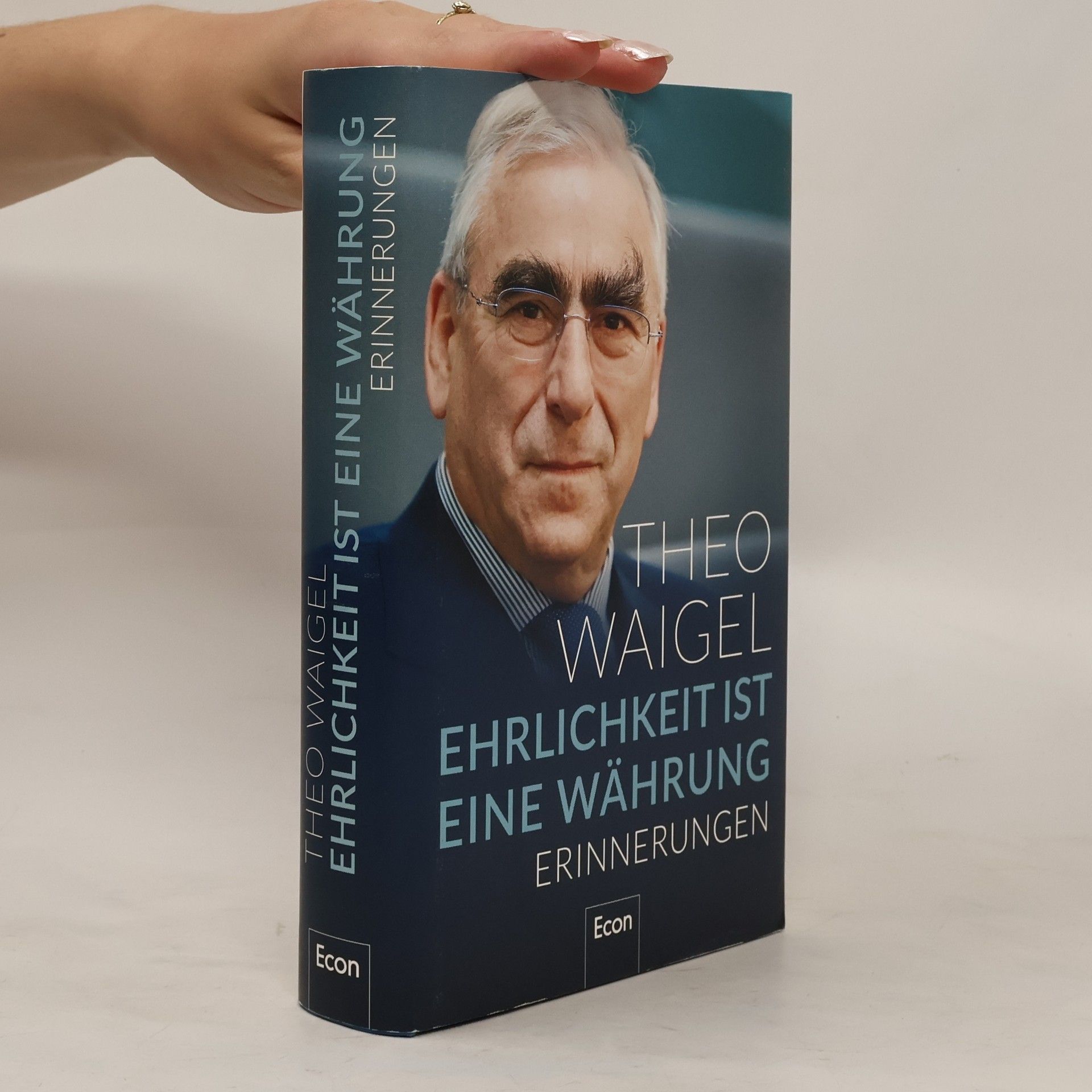 Theo Waigel Ehrlichkeit ist eine währung