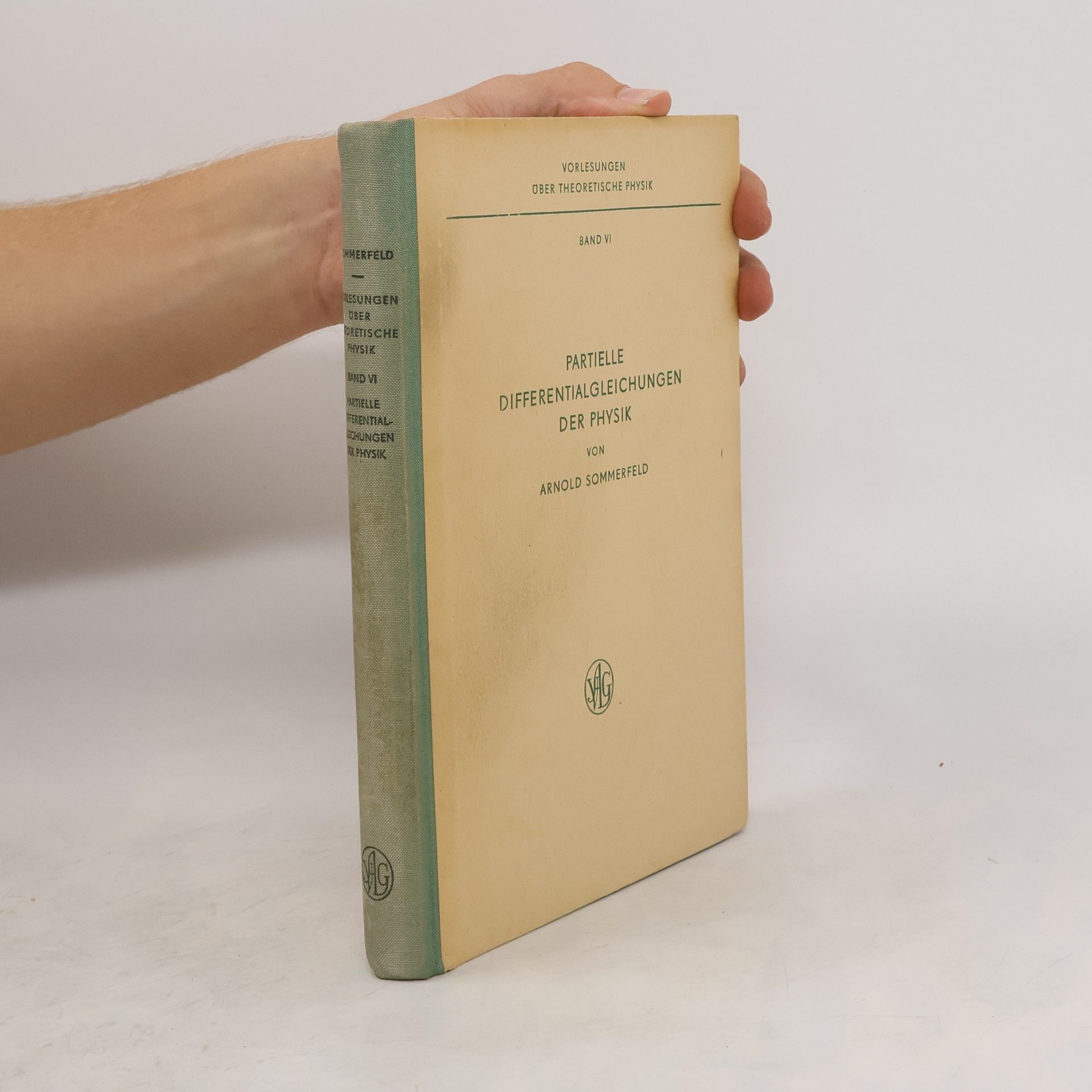 Arnold Sommerfeld Partielle differentialgleichungen der Physik