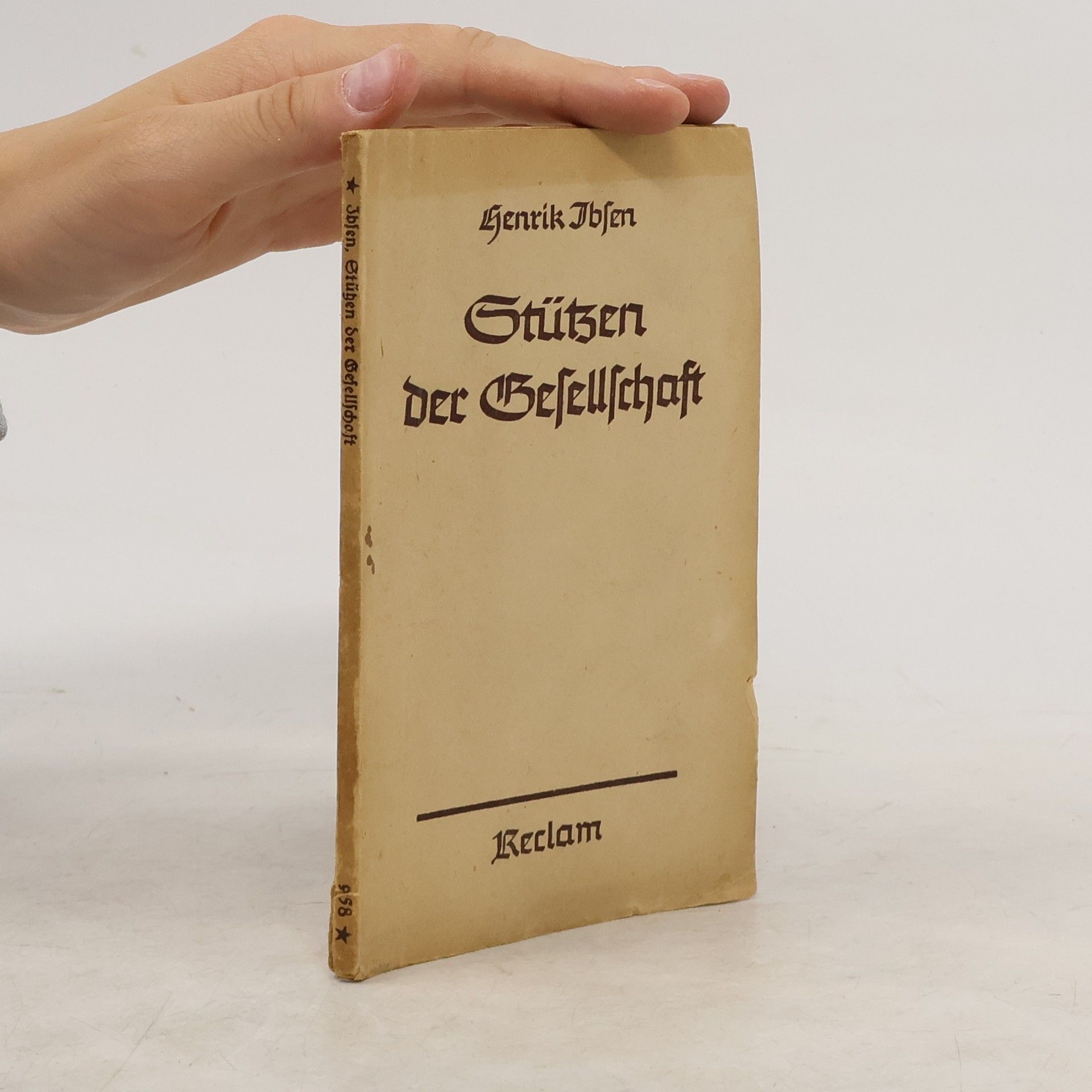 Henrik Ibsen Stützen der Gesellschaft