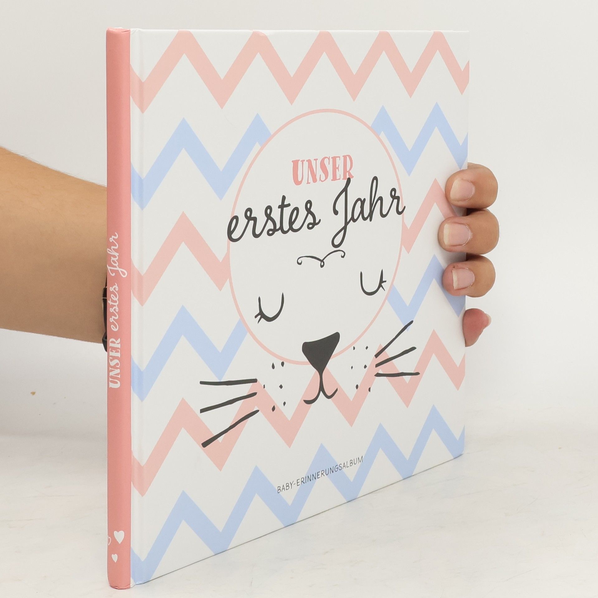 Sophie Heisenberg Babyalbum: Unser erstes Jahr. Babytagebuch in rosa und blau zum Ausfüllen für Mädchen & Junge. Personalisiertes Baby Erinnerungsalbum zum Eintragen für das 1. Jahr. Geschenk zur Geburt, Taufe.