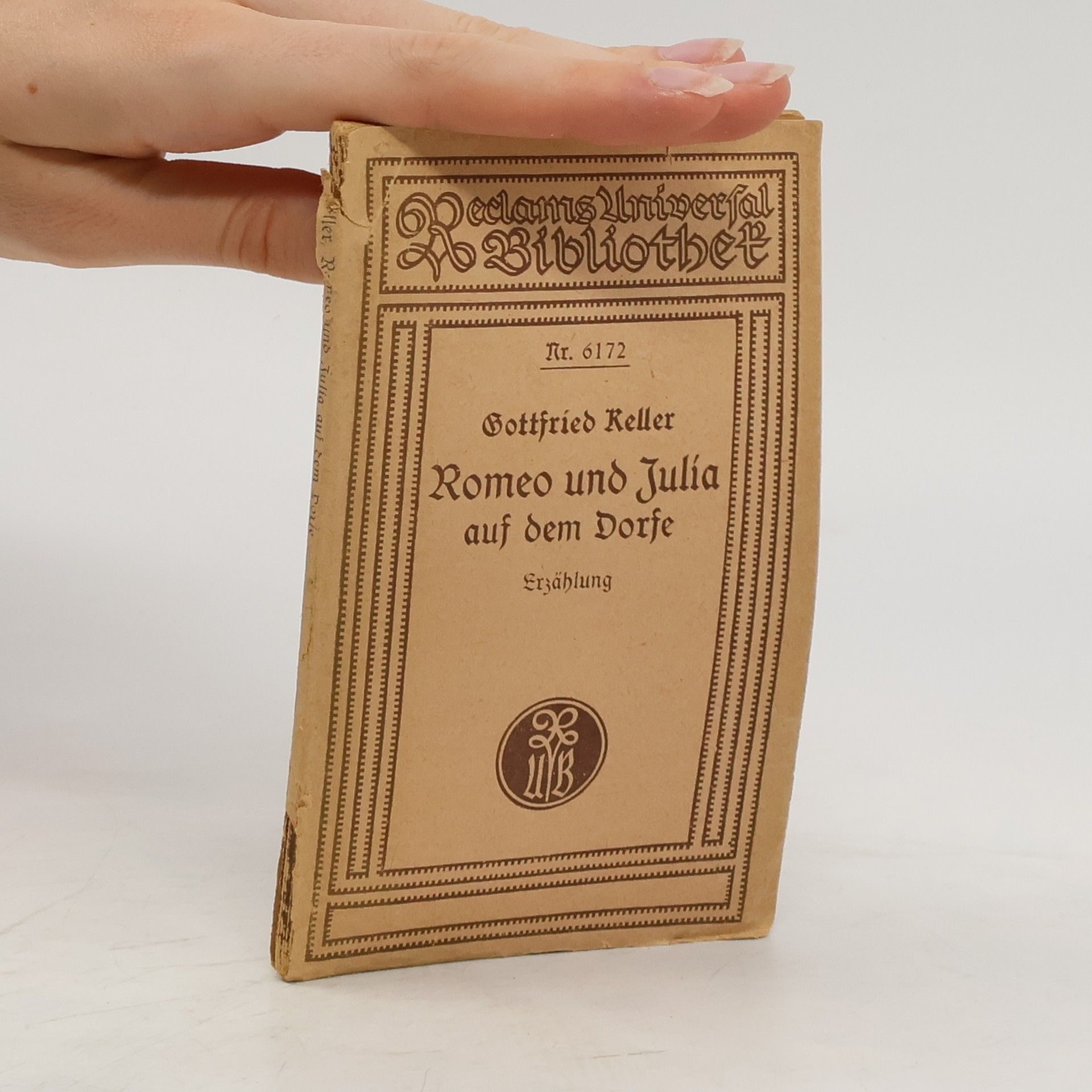 Gottfried Keller Romeo und Julia