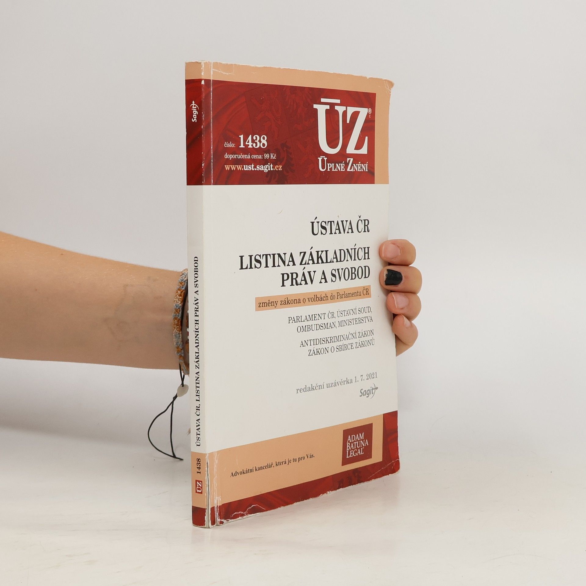 Collectif d'auteurs ÚZ 1438. Ústava ČR, Listina základních práv a svobod
