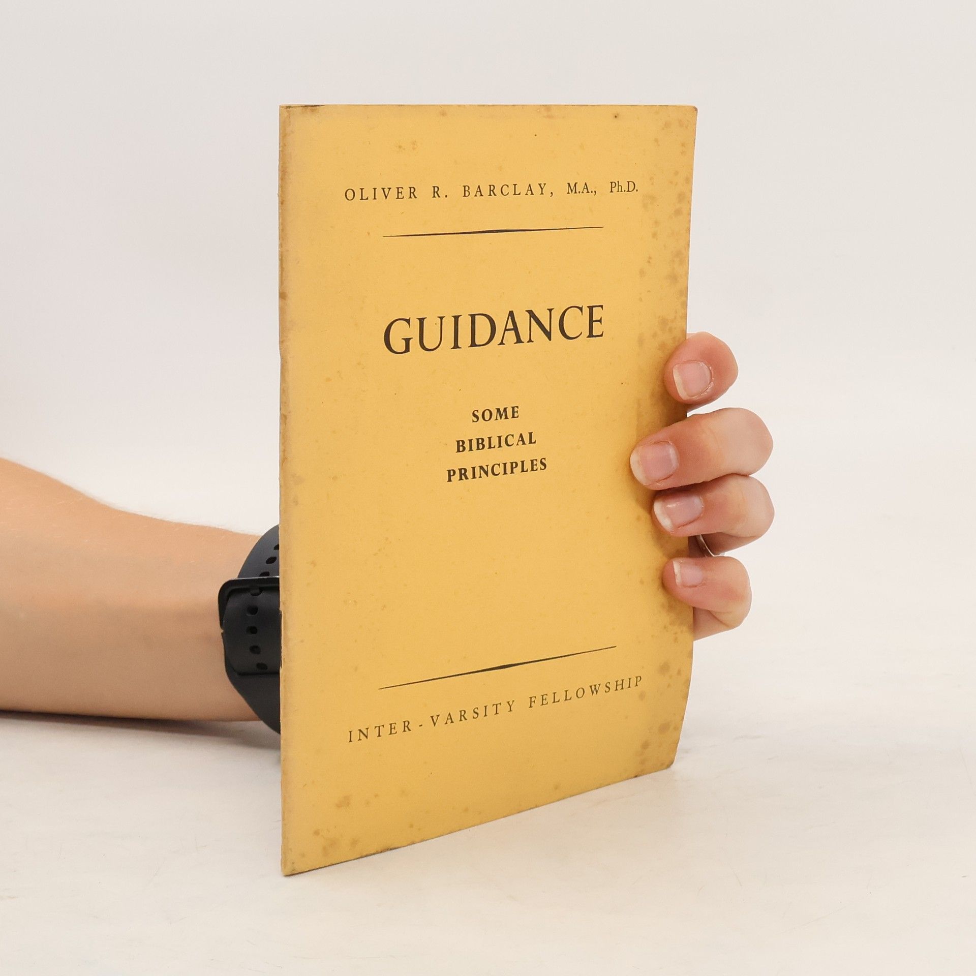 Oliver R. Barclay Guidance