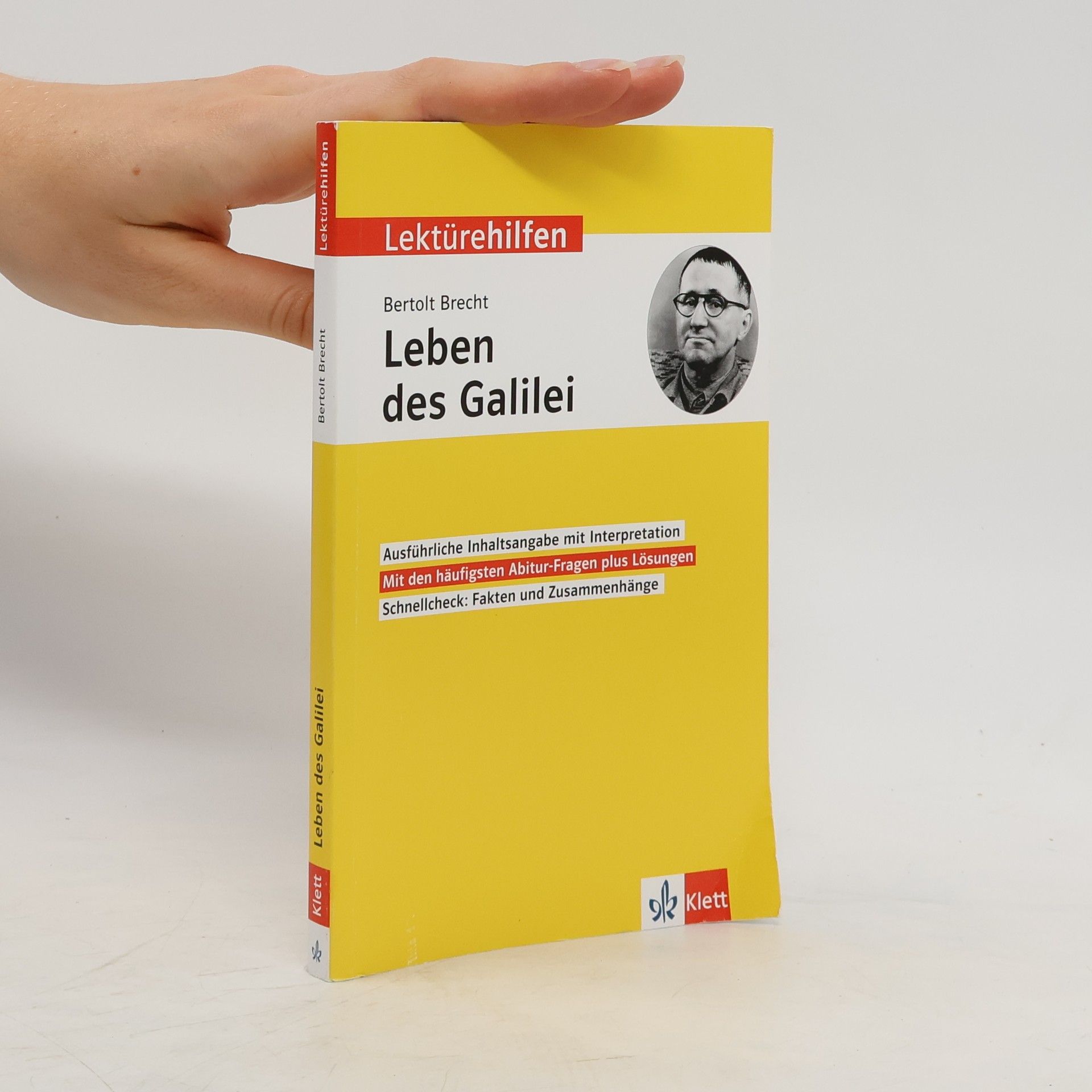 Karl-Heinz Hahnengreß Klett Lektürehilfen Bertolt Brecht, Leben des Galilei