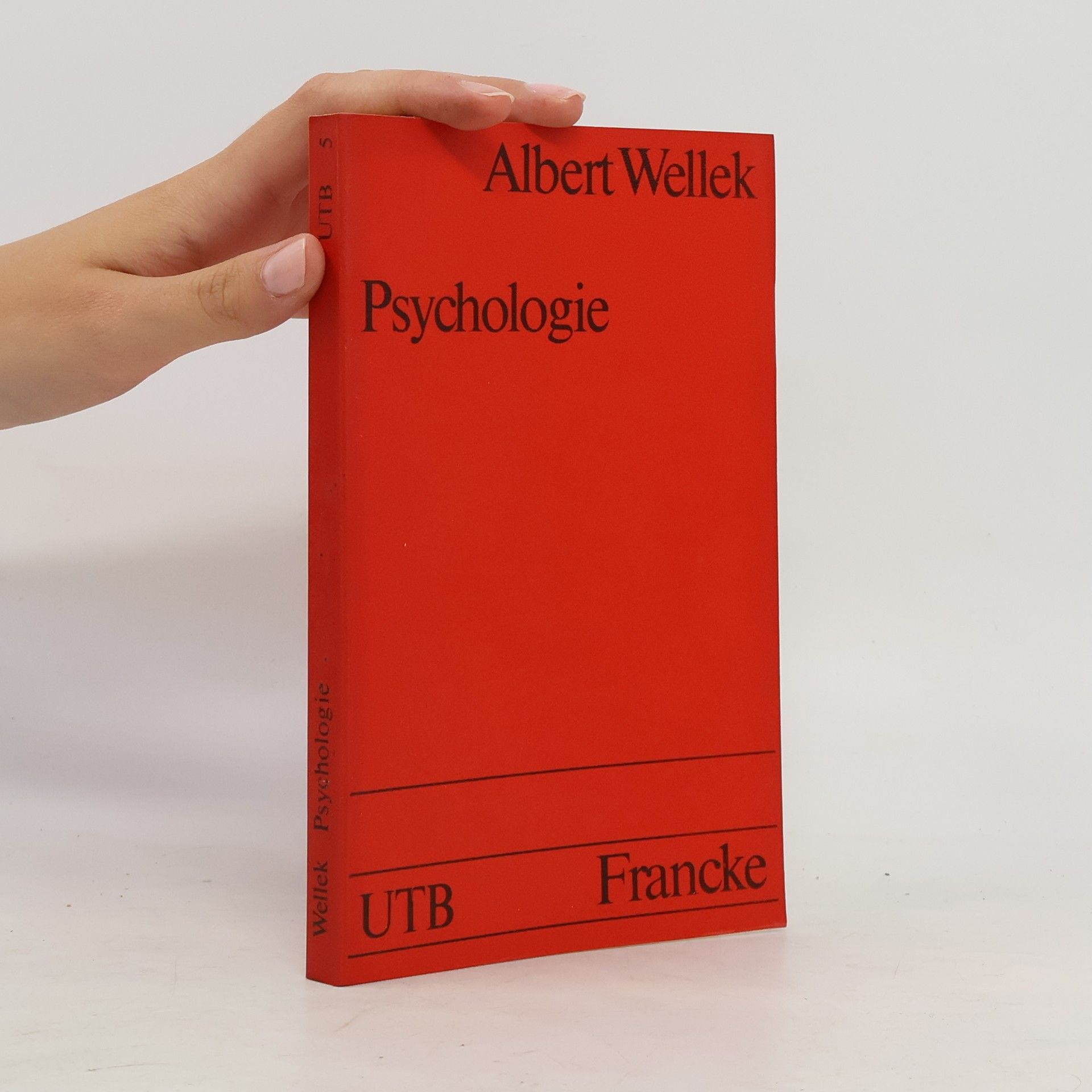 Albert Wellek Psychologie
