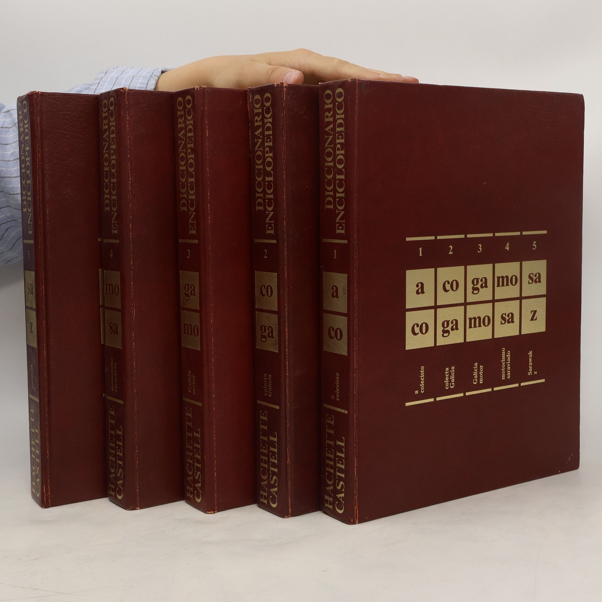 Roberto Castell Diccionario enciclopédico Hachette Castell 1-5