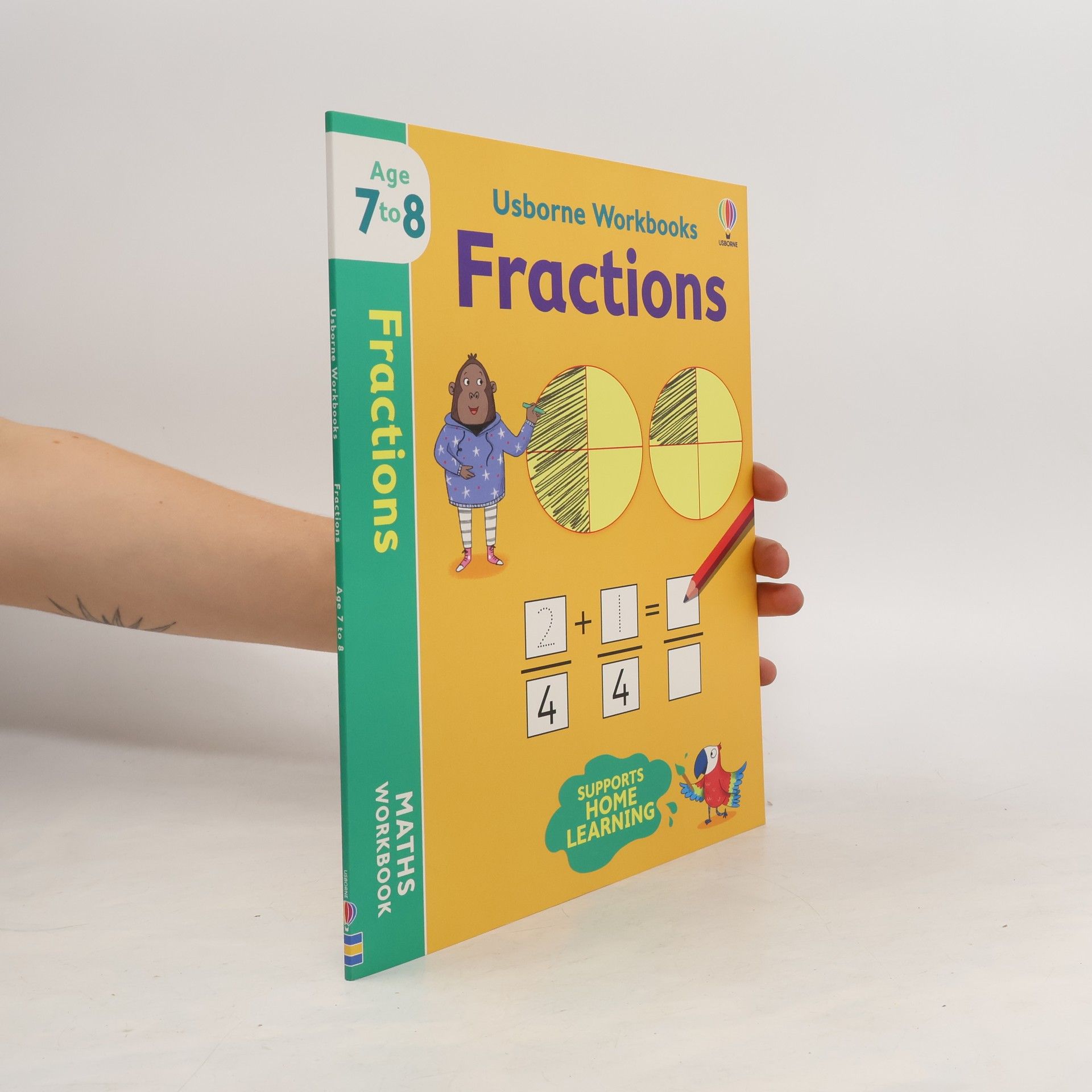 Holly Bathie Usborne Workbooks Fractions 7-8
