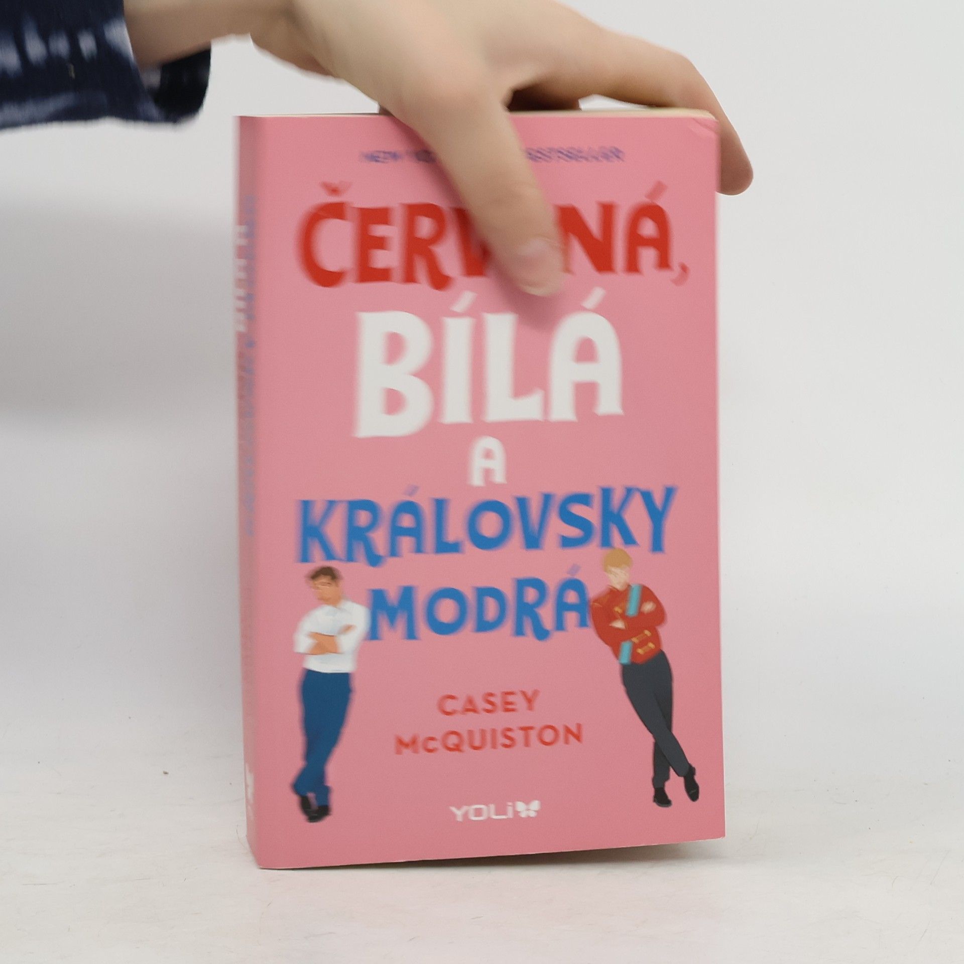 Casey McQuiston Červená, bílá a královsky modrá
