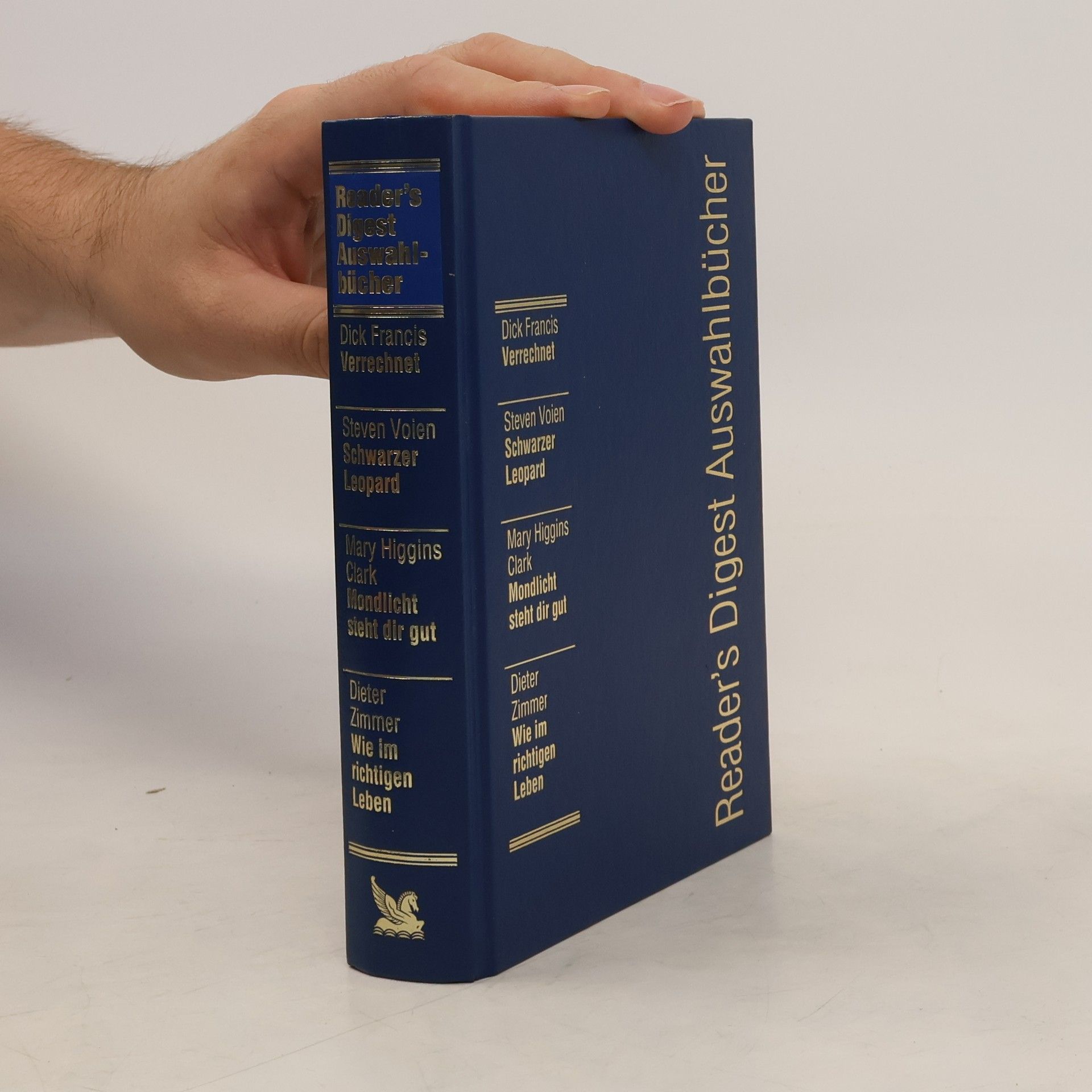 Dick Francis Reader's Digest Auswahlbücher. Verrechnet. Schwarzer Leopard. Mondlicht steht dir gut. Wie im richtigen Leben