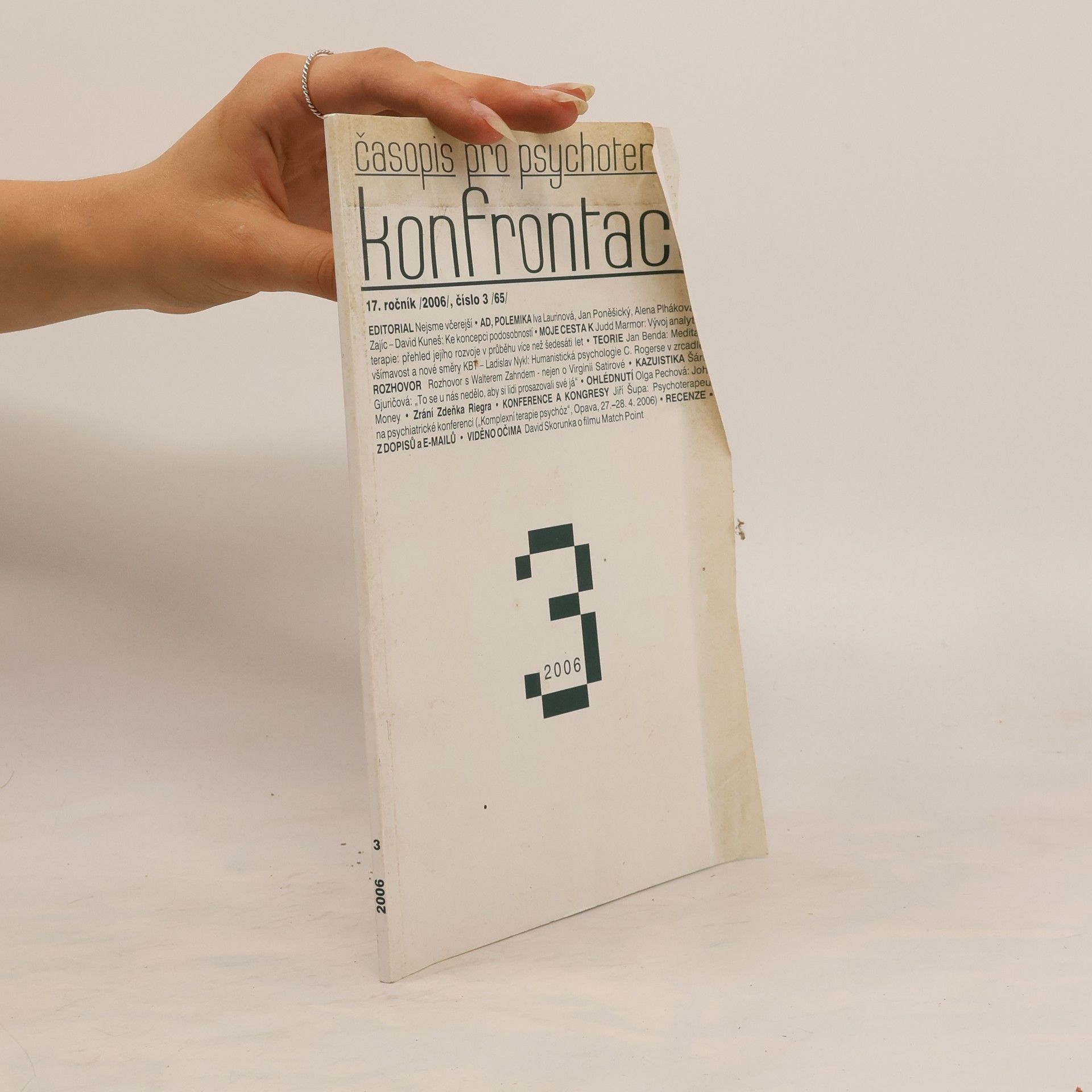 Collectif d'auteurs Konfrontace. Časopis pro psychoterapii 3/2006