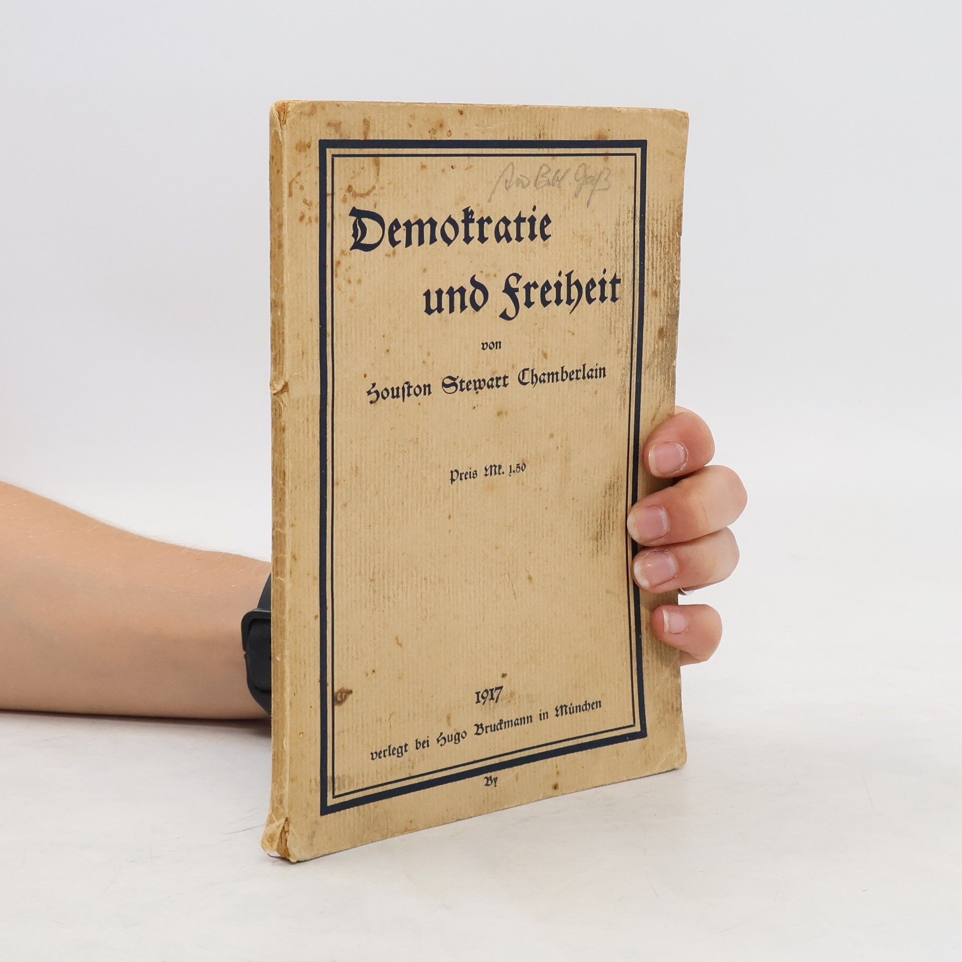 Houston Stewart Chamberlain Demokratie und Freiheit