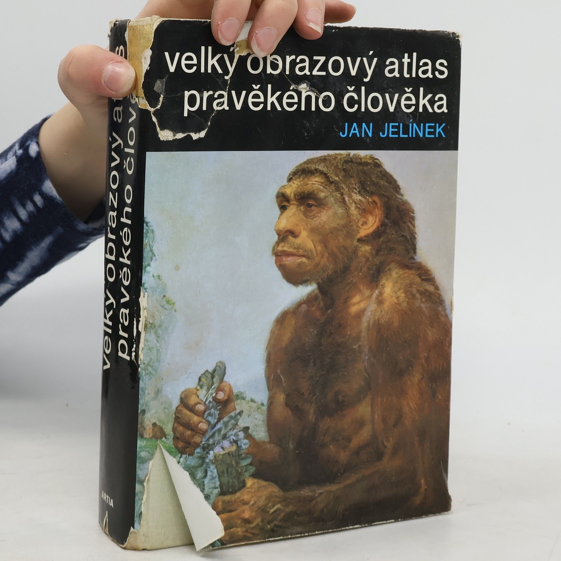 Jan Jelínek Velký obrazový atlas pravěkého člověka
