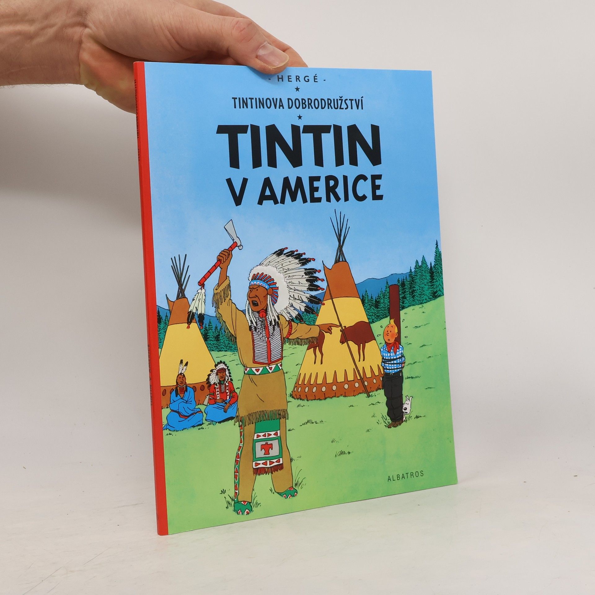 Hergé Tintin v Americe