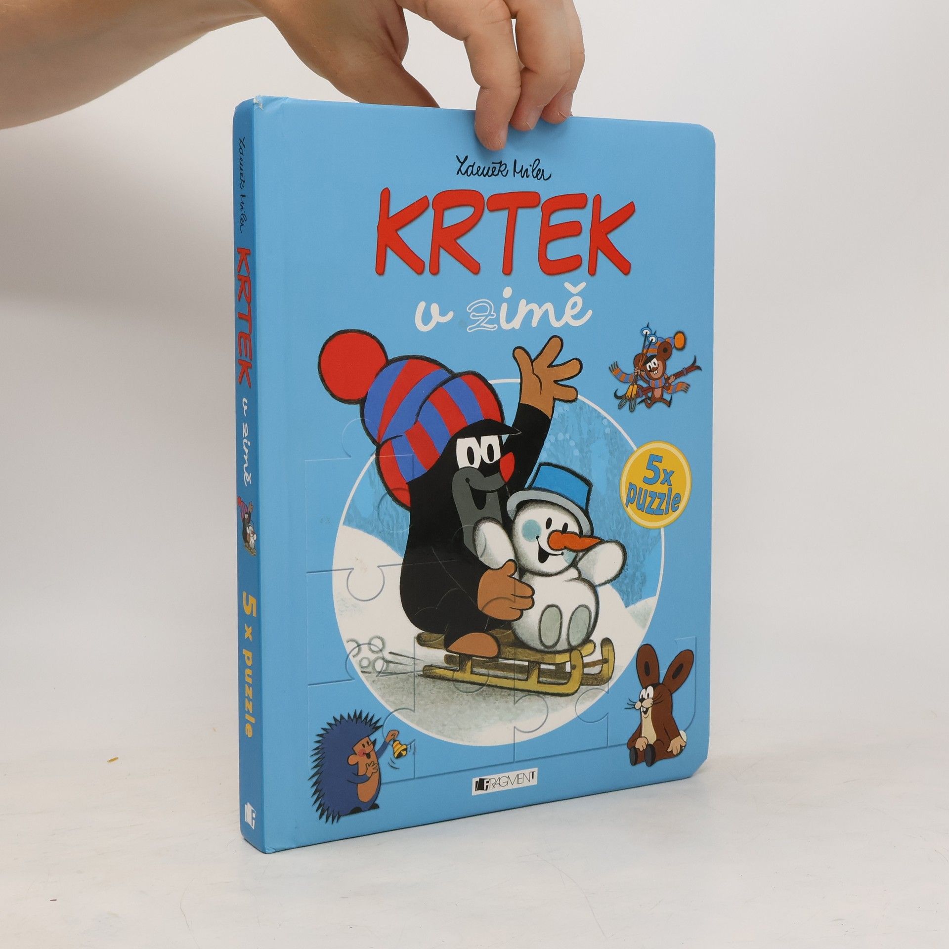 Zdeněk Miler Krtek v zimě (puzzle uvnitř)