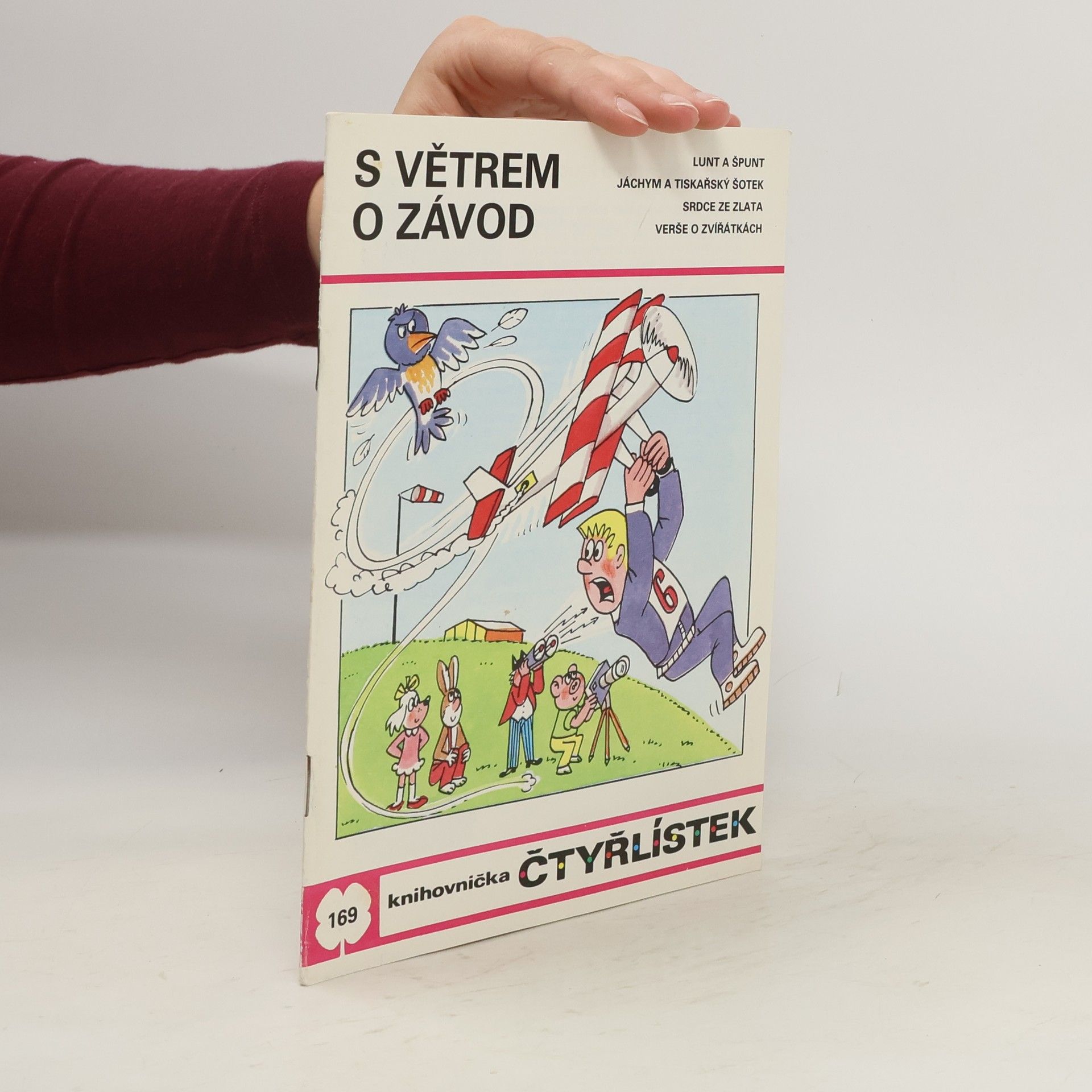 Ljuba Štíplová Čtyřlístek 169. S větrem o závod