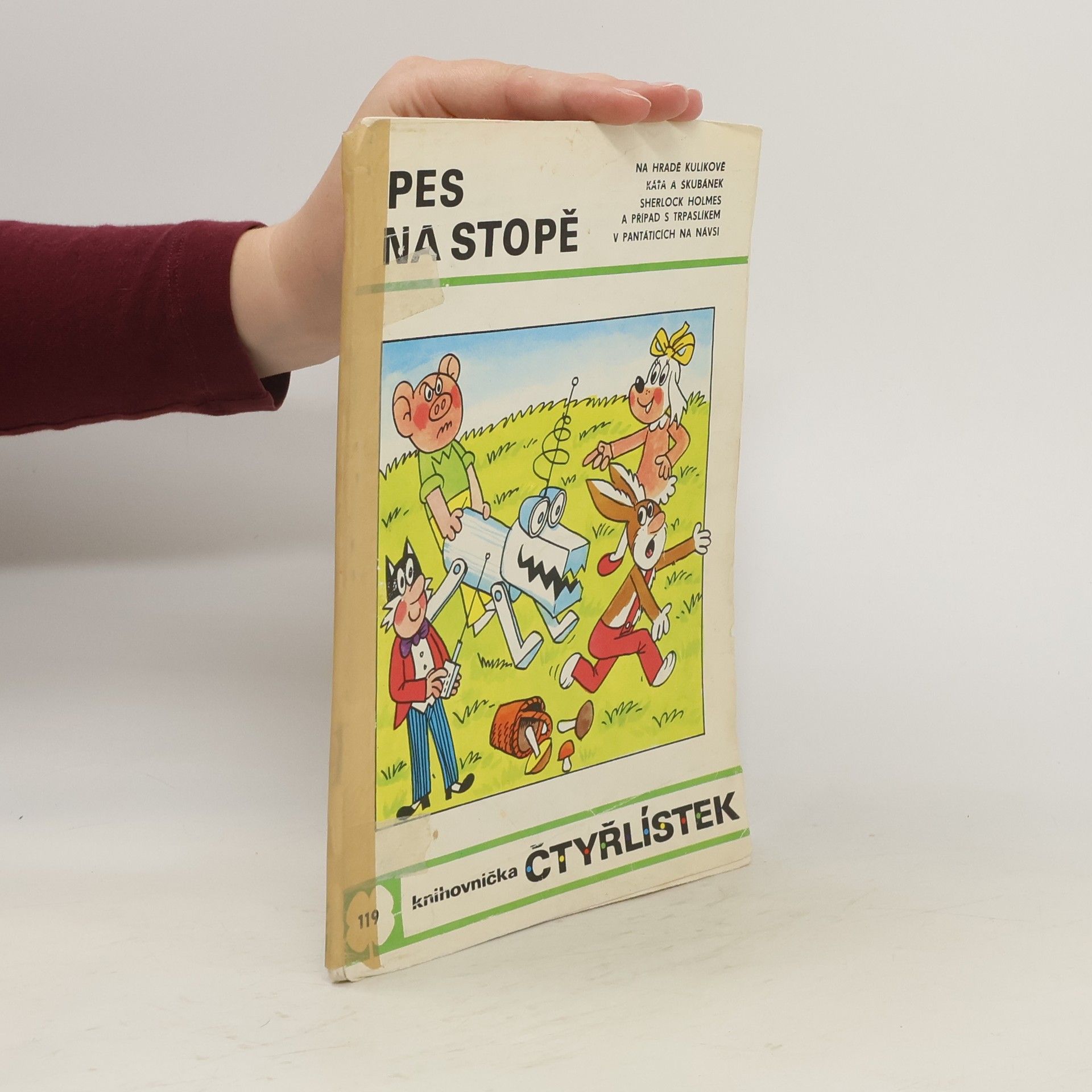 Ljuba Štíplová Čtyřlístek 119. Pes na stopě