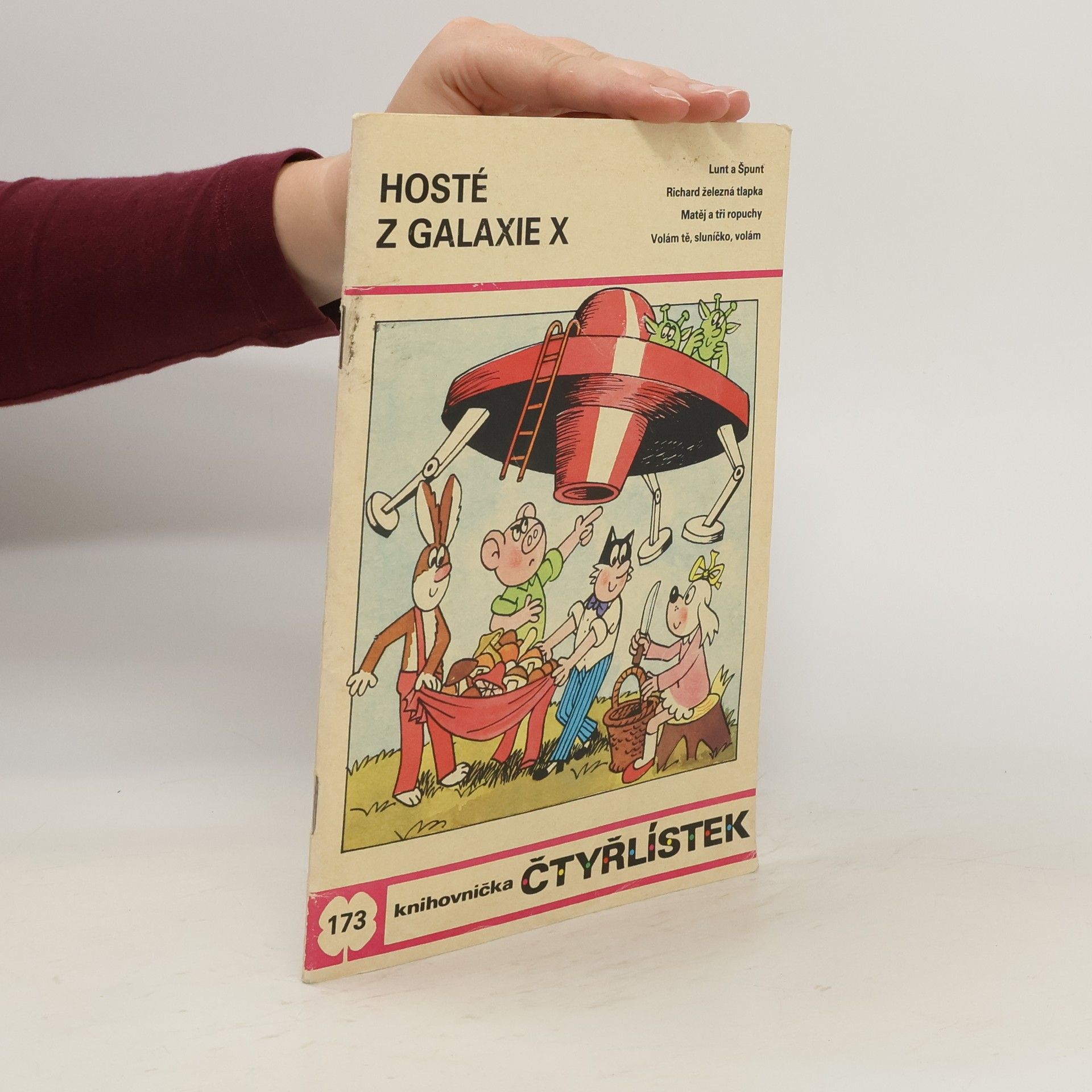 Jaroslav Němeček Čtyřlístek 173. Hosté z galaxie X