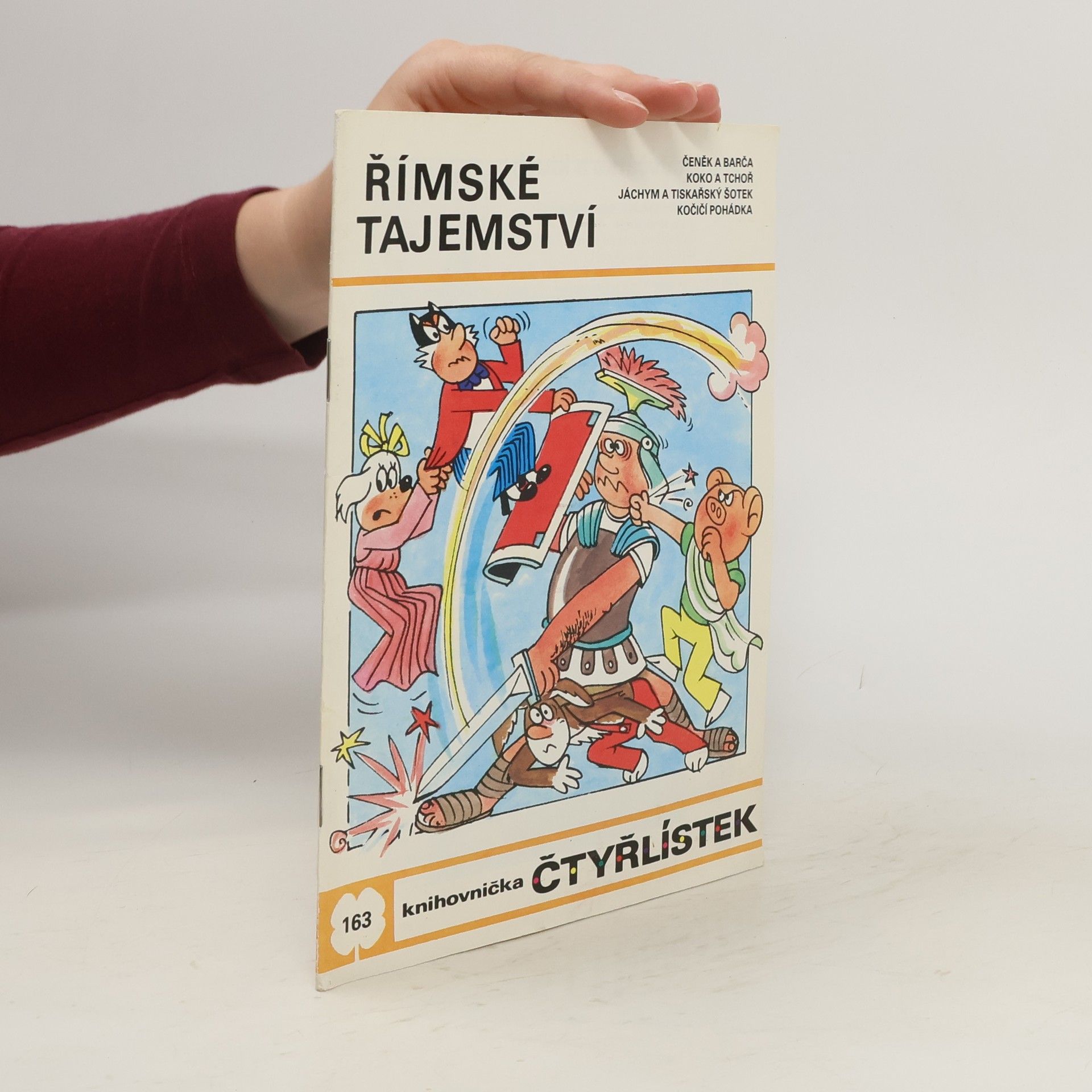 Jaroslav Němeček Čtyřlístek 163. Římské tajemství