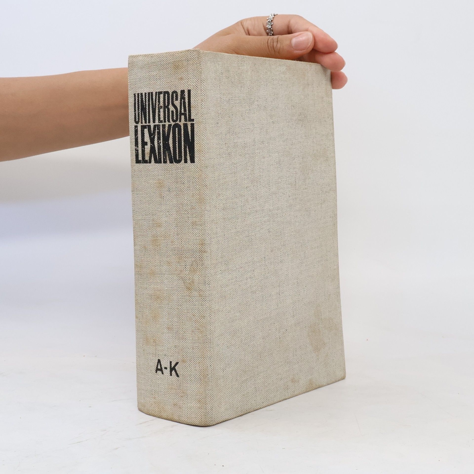 AA.VV. Universal-Lexikon in zwei Bänden. Erster Band A-K