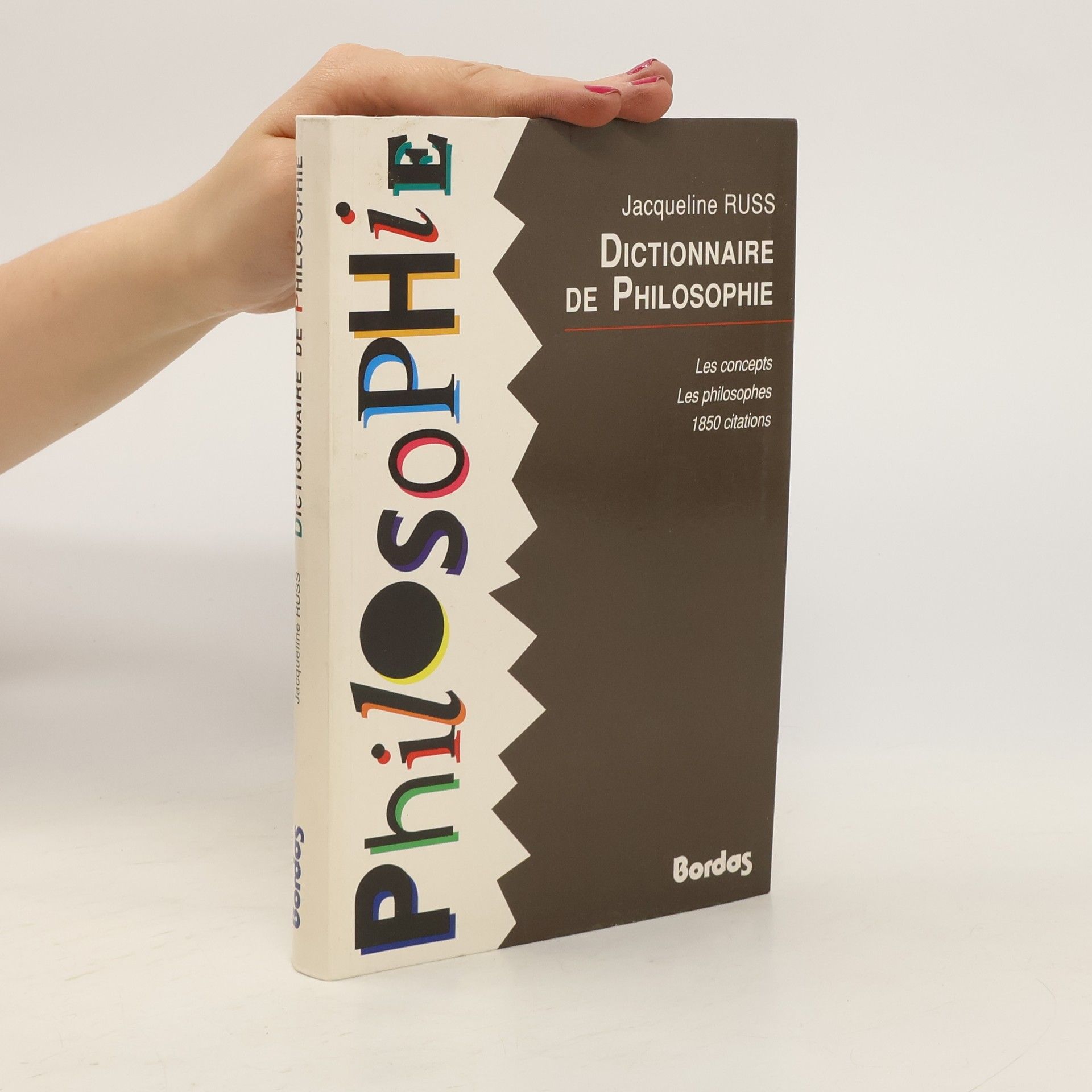 Jacqueline Russ Dictionnaire de philosophie