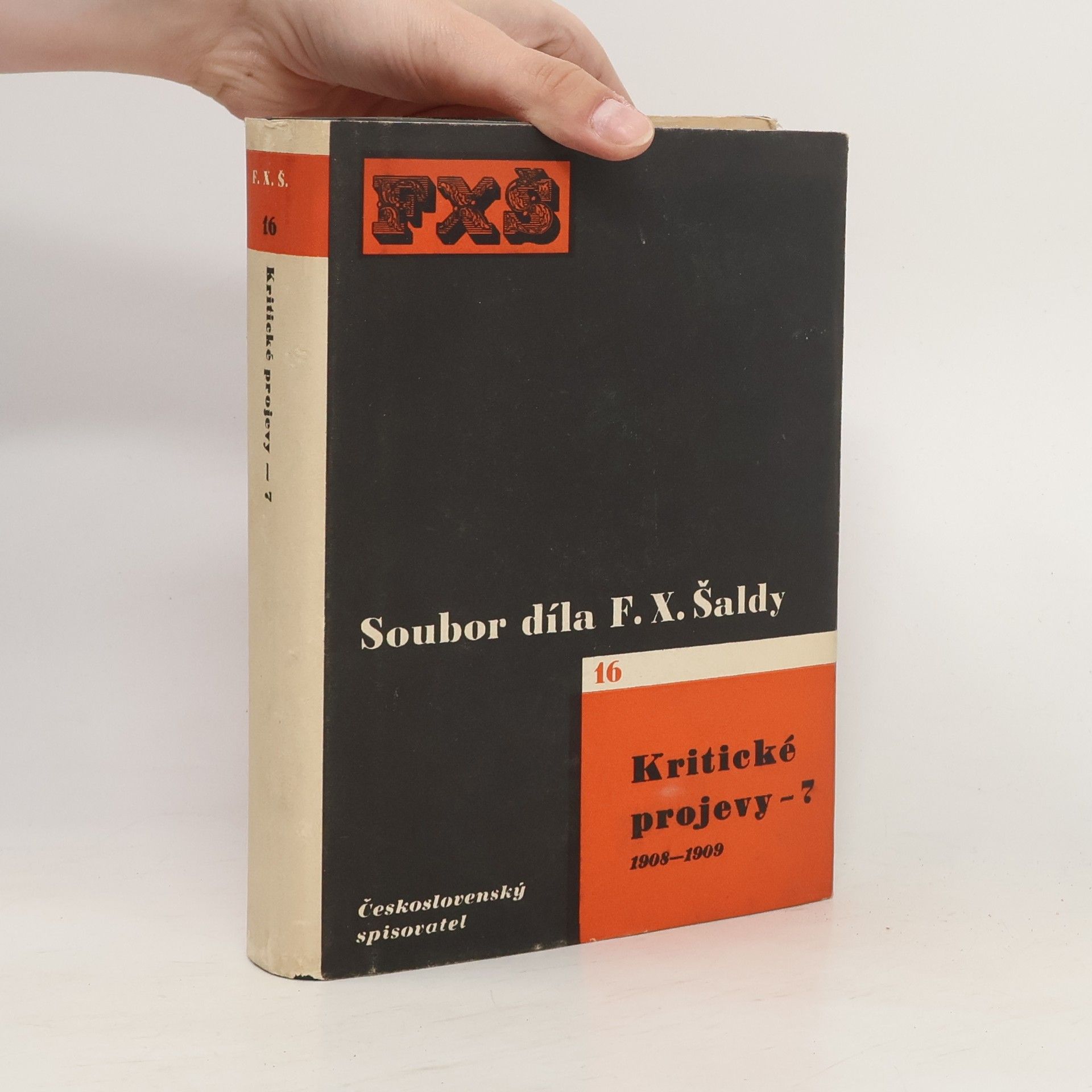 František Xaver Šalda Kritické projevy 12. 1922-1924