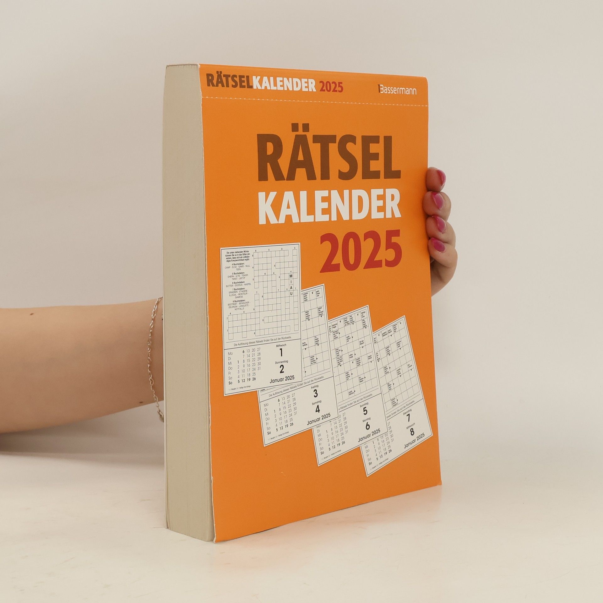 Eberhard Krüger Rätselkalender 2025. Der beliebte Abreißkalender für alle Rätselfreunde