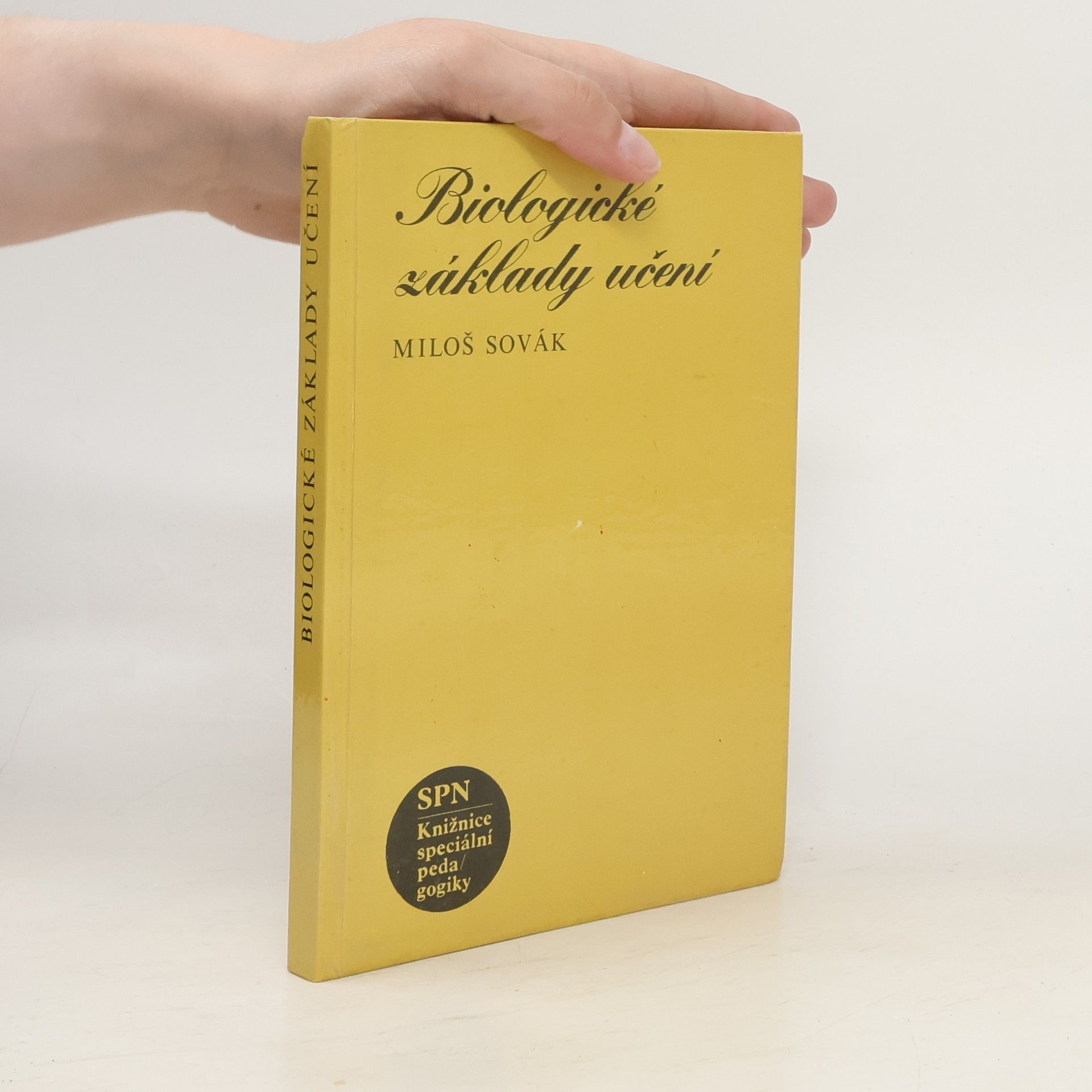 Miloš Sovák Biologické základy učení