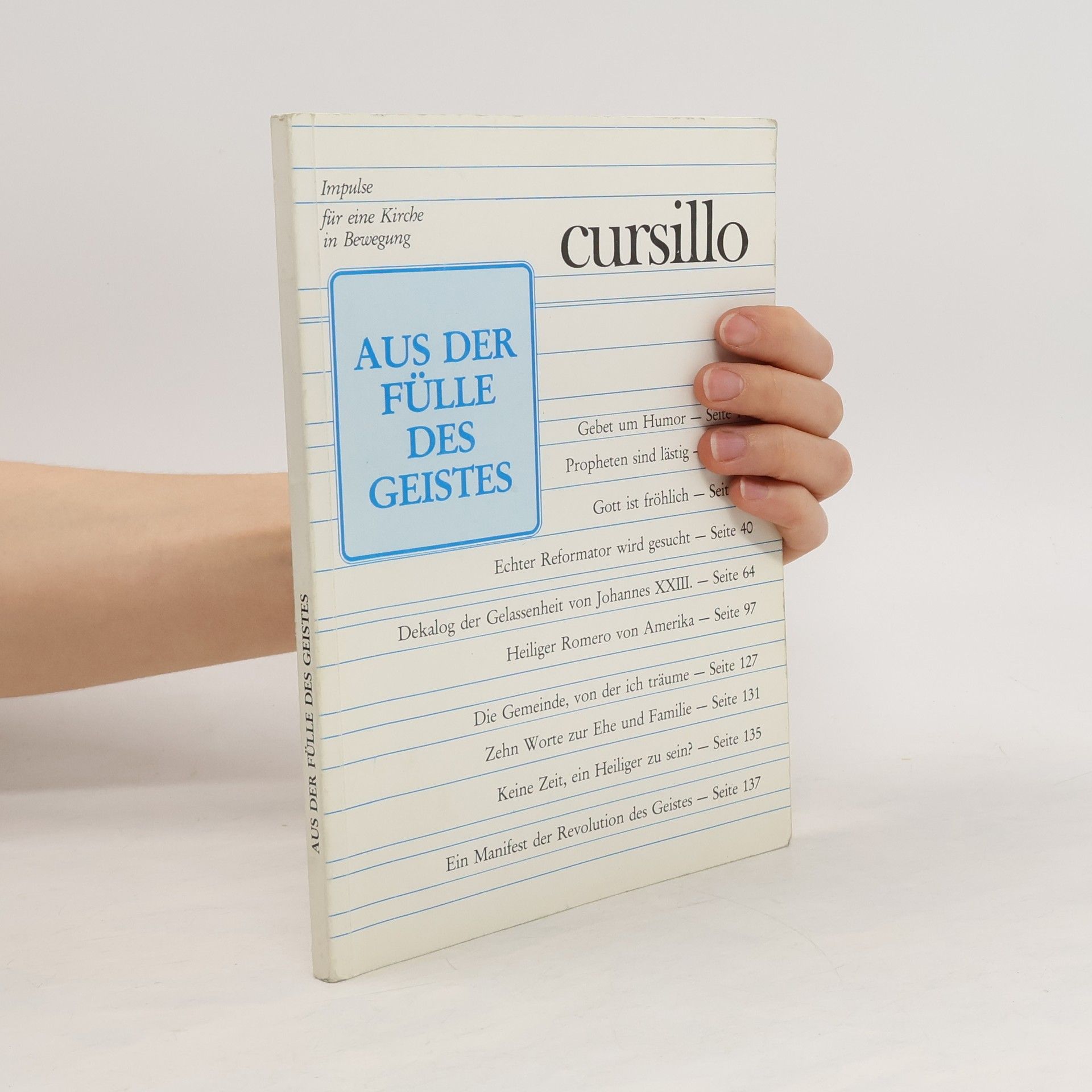 Autorenkollektiv Aus der Fülle des Geistes