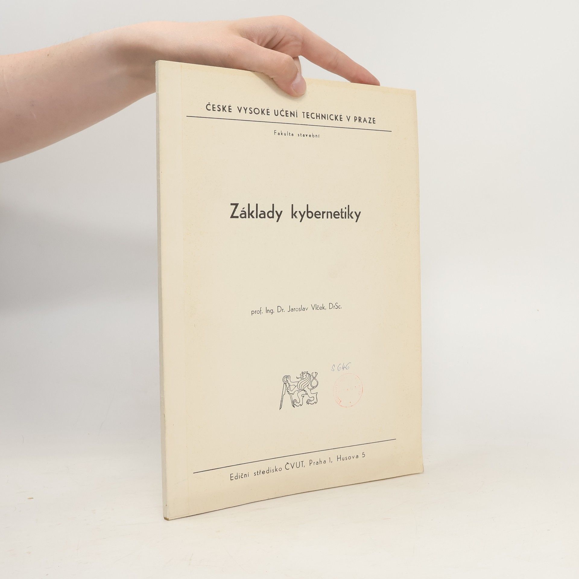 Jaroslav Vlček Základy kybernetiky