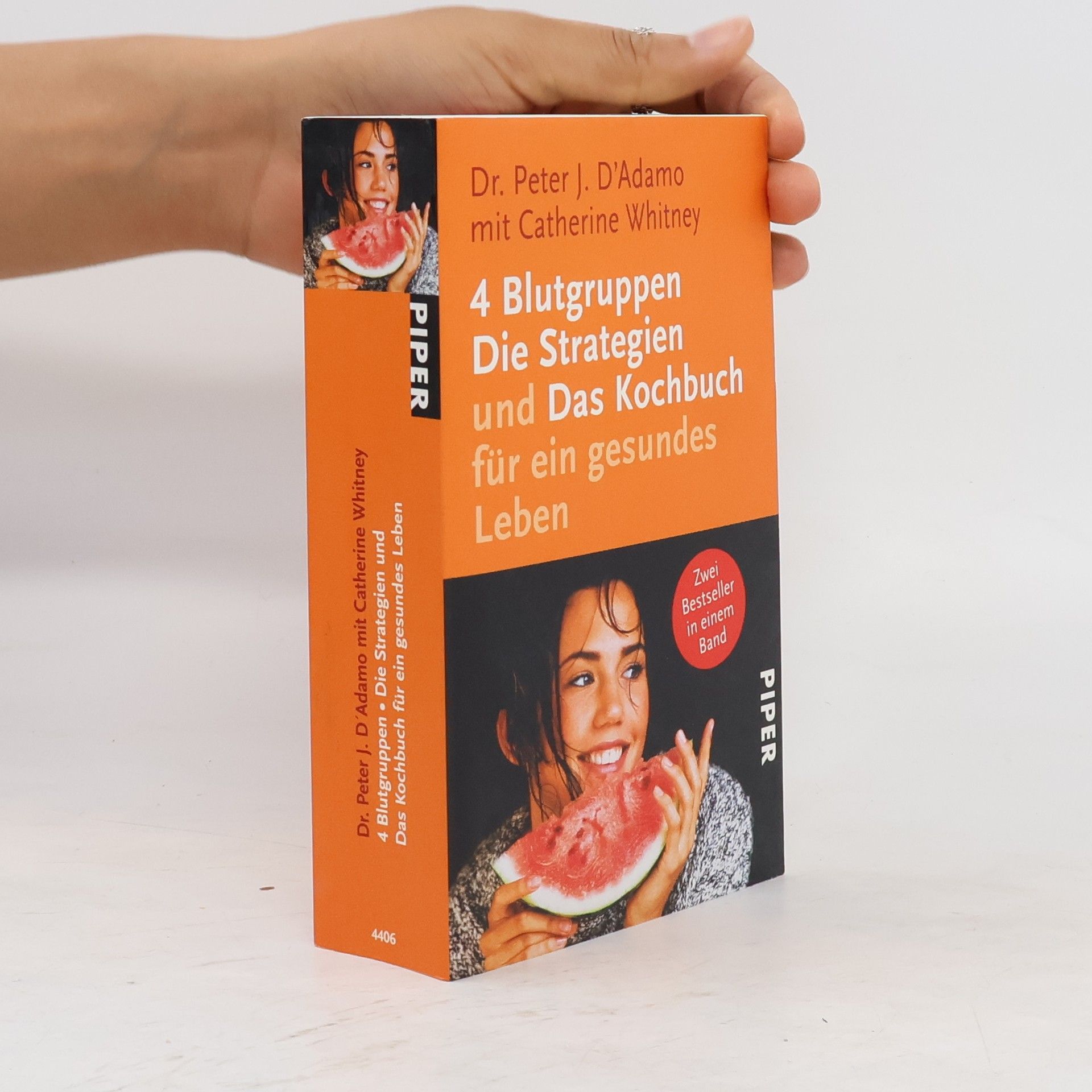 Peter J. d'Adamo 4 Blutgruppen - die Strategien und das Kochbuch für ein gesundes Leben