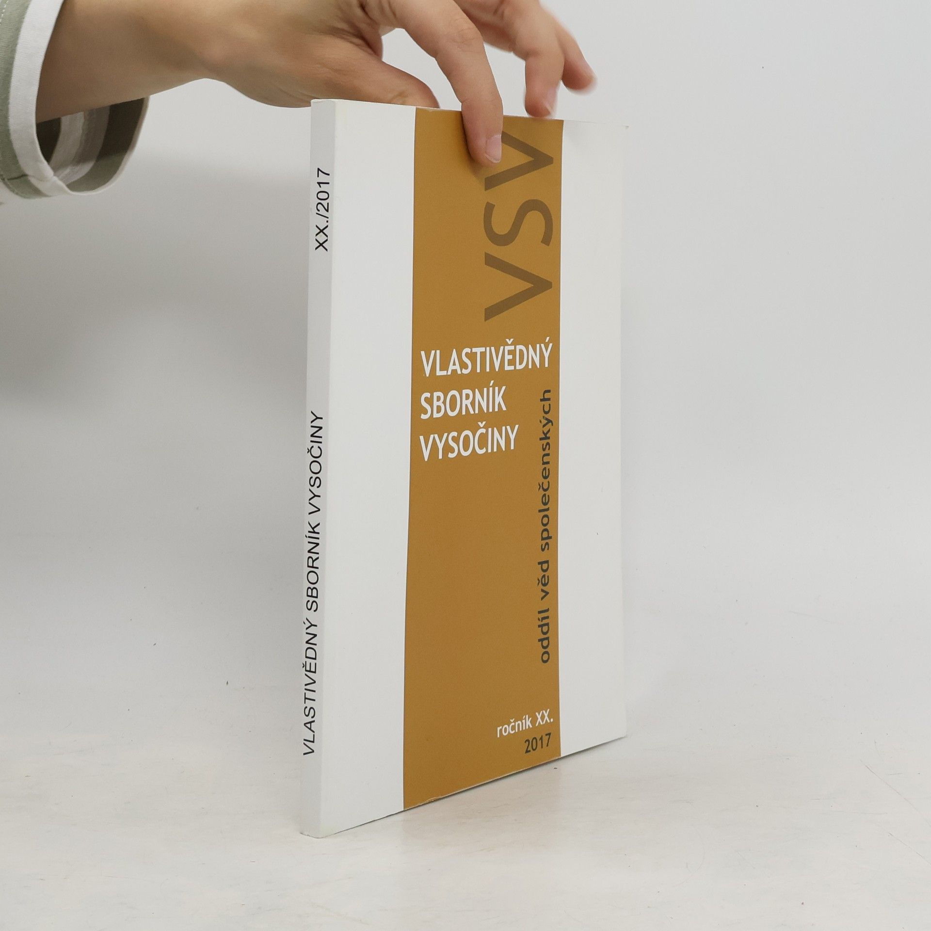 Kolektiv autorů Vlastivědný sborník Vysočiny. Oddíl věd společenských Oddíl věd společenských