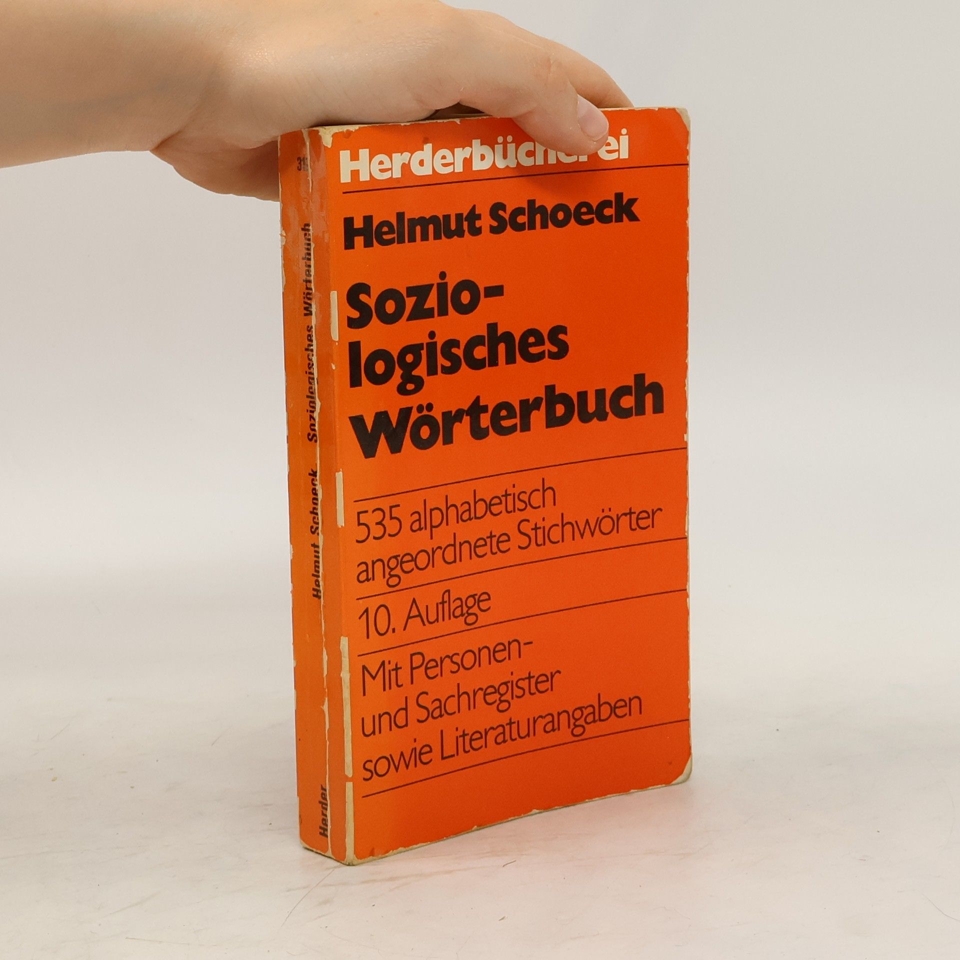 Helmut Schoeck Soziologisches Wörterbuch