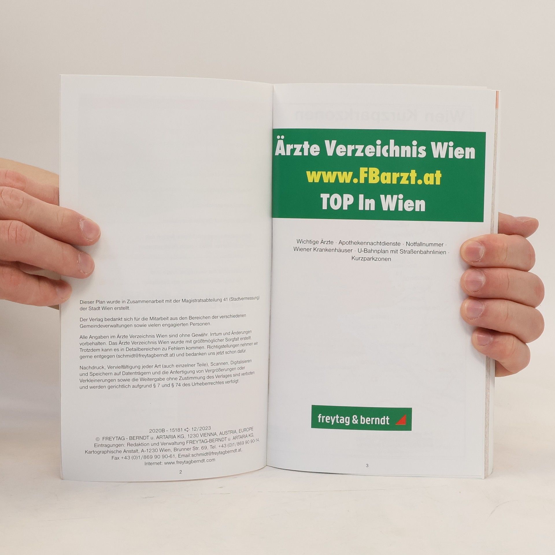 Autorenkollektiv Ärzte Verzeichnis Wien. TOP in Wien