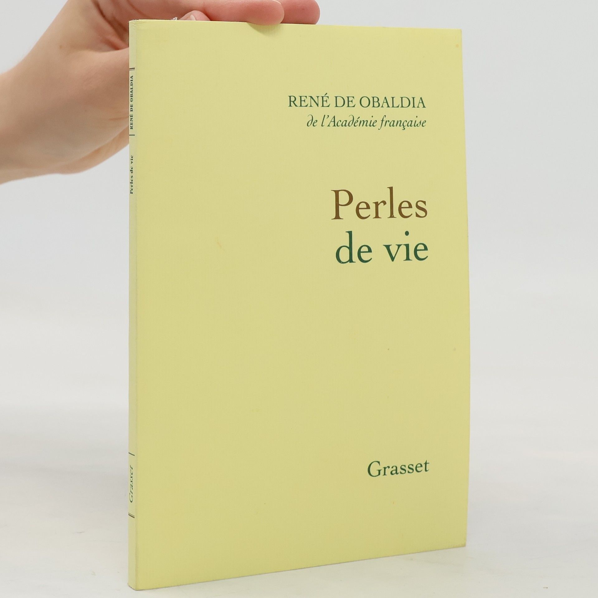 René de Obaldia Perles de vie