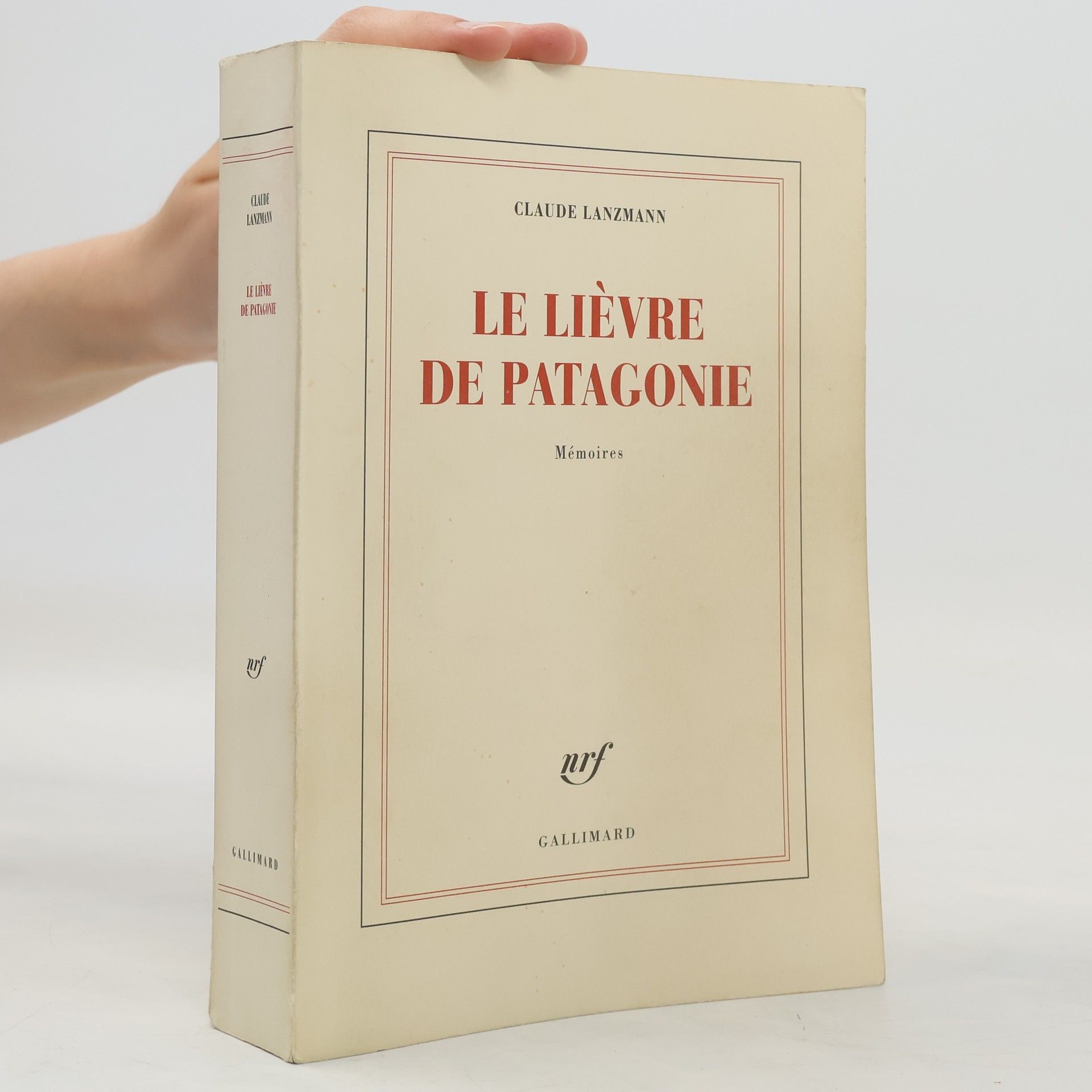 Claude Lanzmann Le lièvre de Patagonie