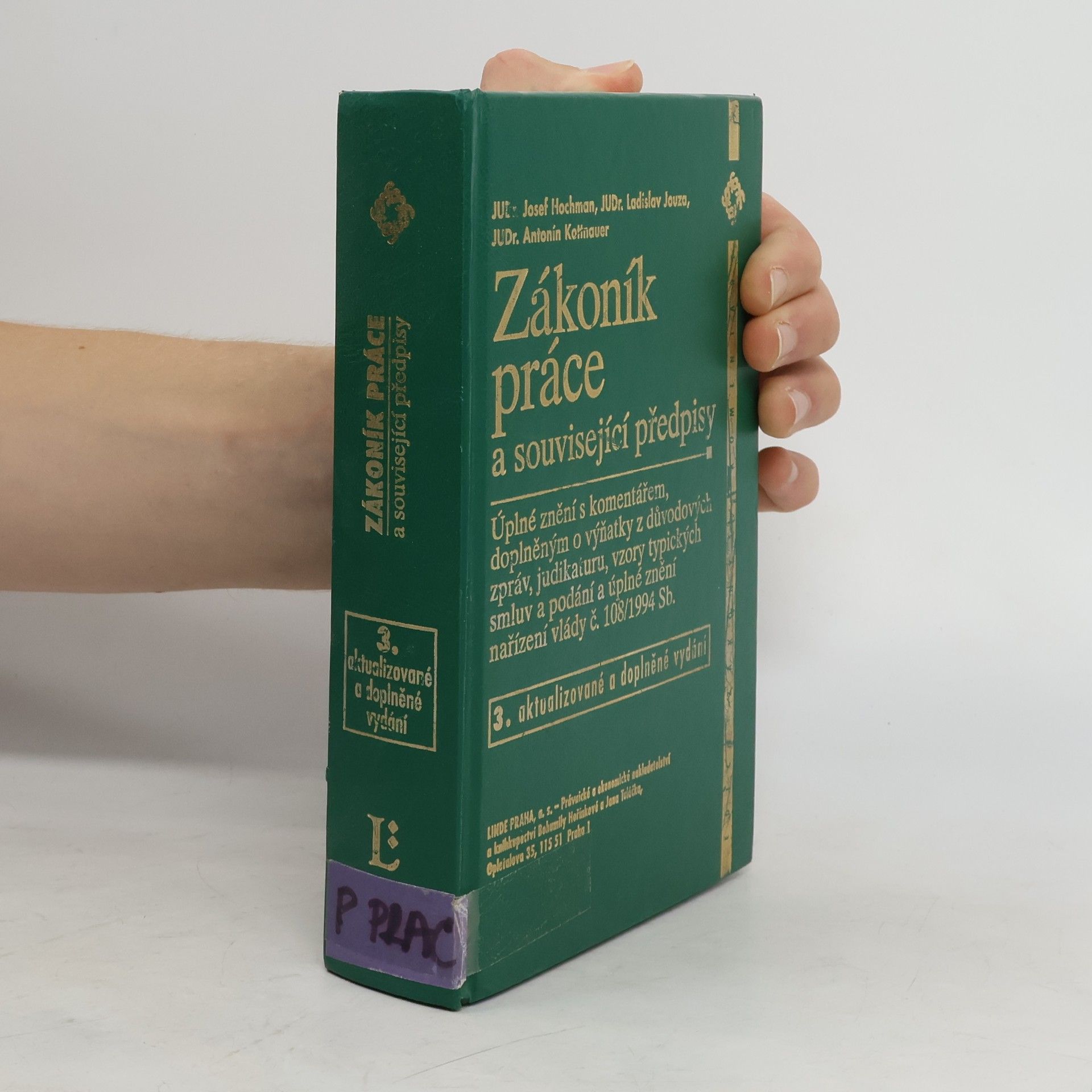 Josef Hochman Zákoník práce a související předpisy