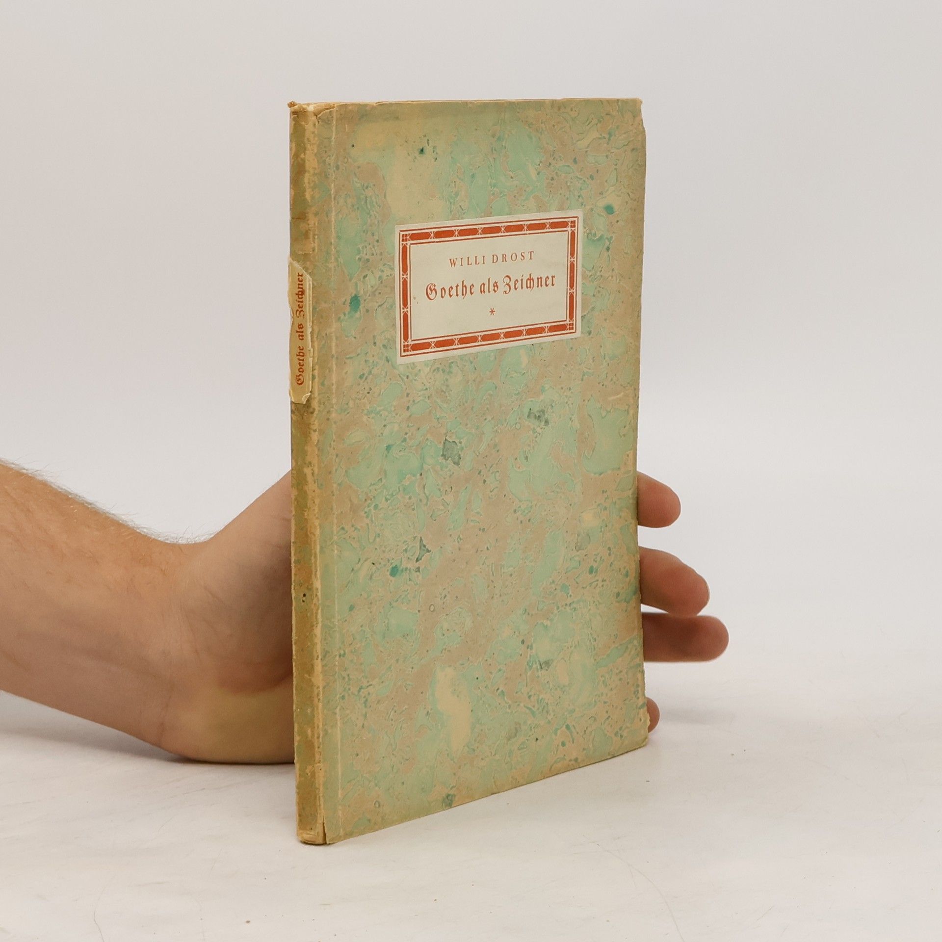 Willi Drost Goethe als Zeichner
